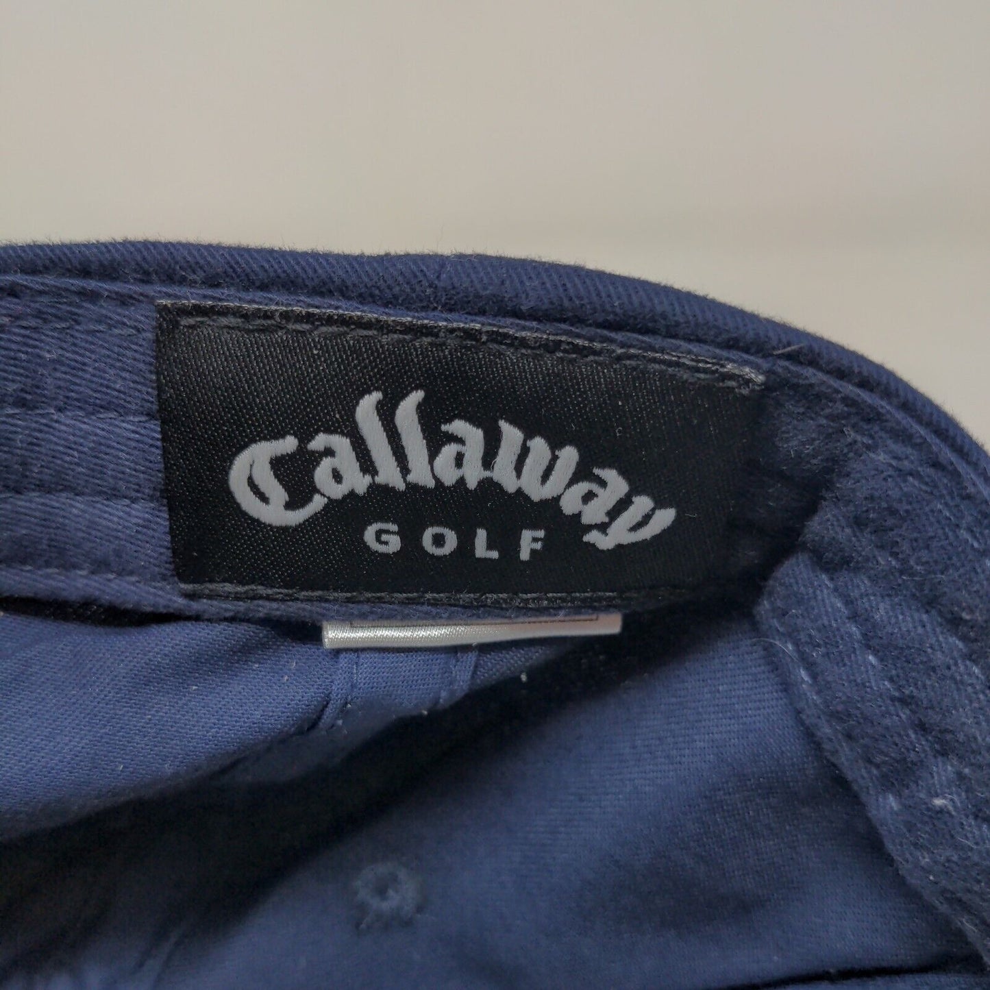 Callaway Golf Men's Slideback Hat Blue Adjustable Embroidered Spell Out Logo
