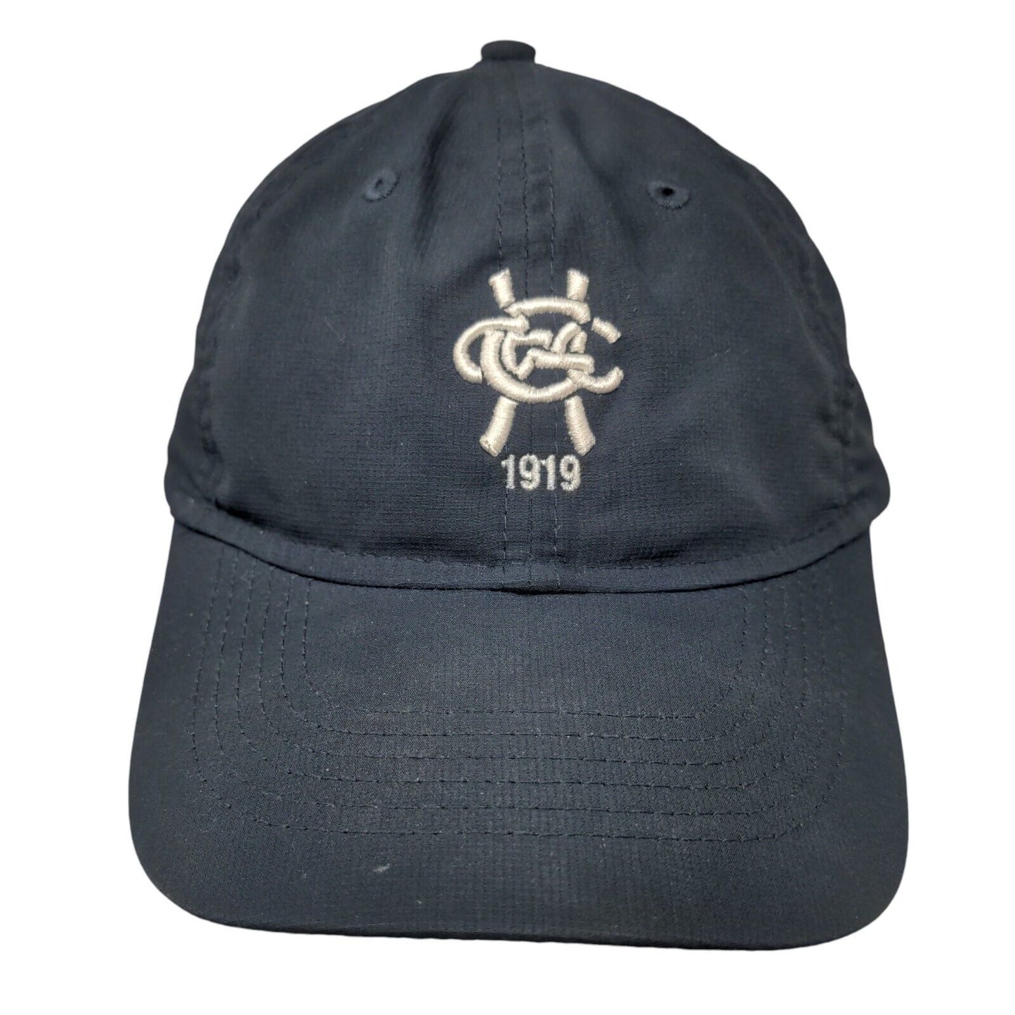 1919 Strapback Hat Blue One Size Adjustable Embroidered 6 Panel Club Cap