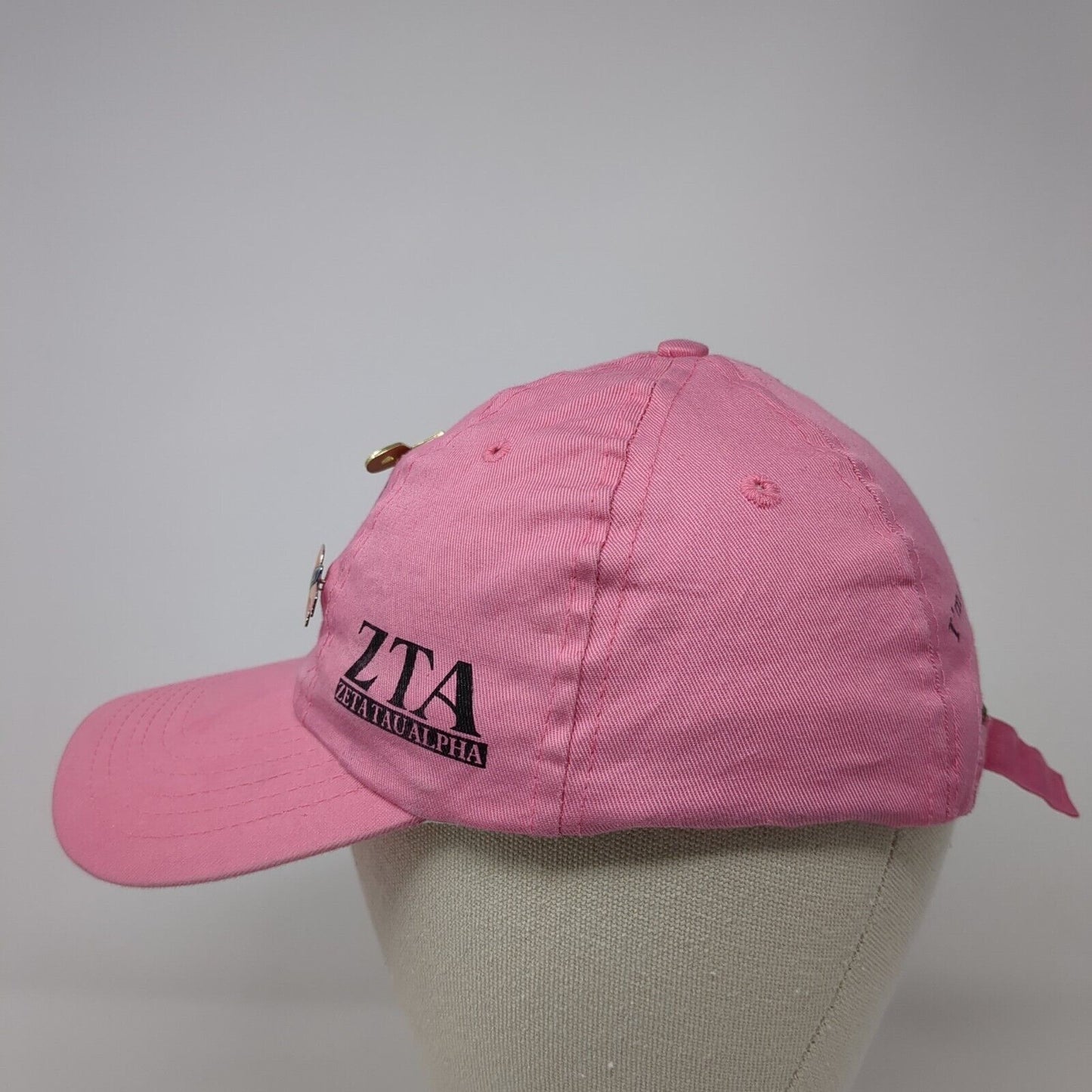 Race For The Cure Pink Bow Pins Slideback Hat Pink One Size Adjustable