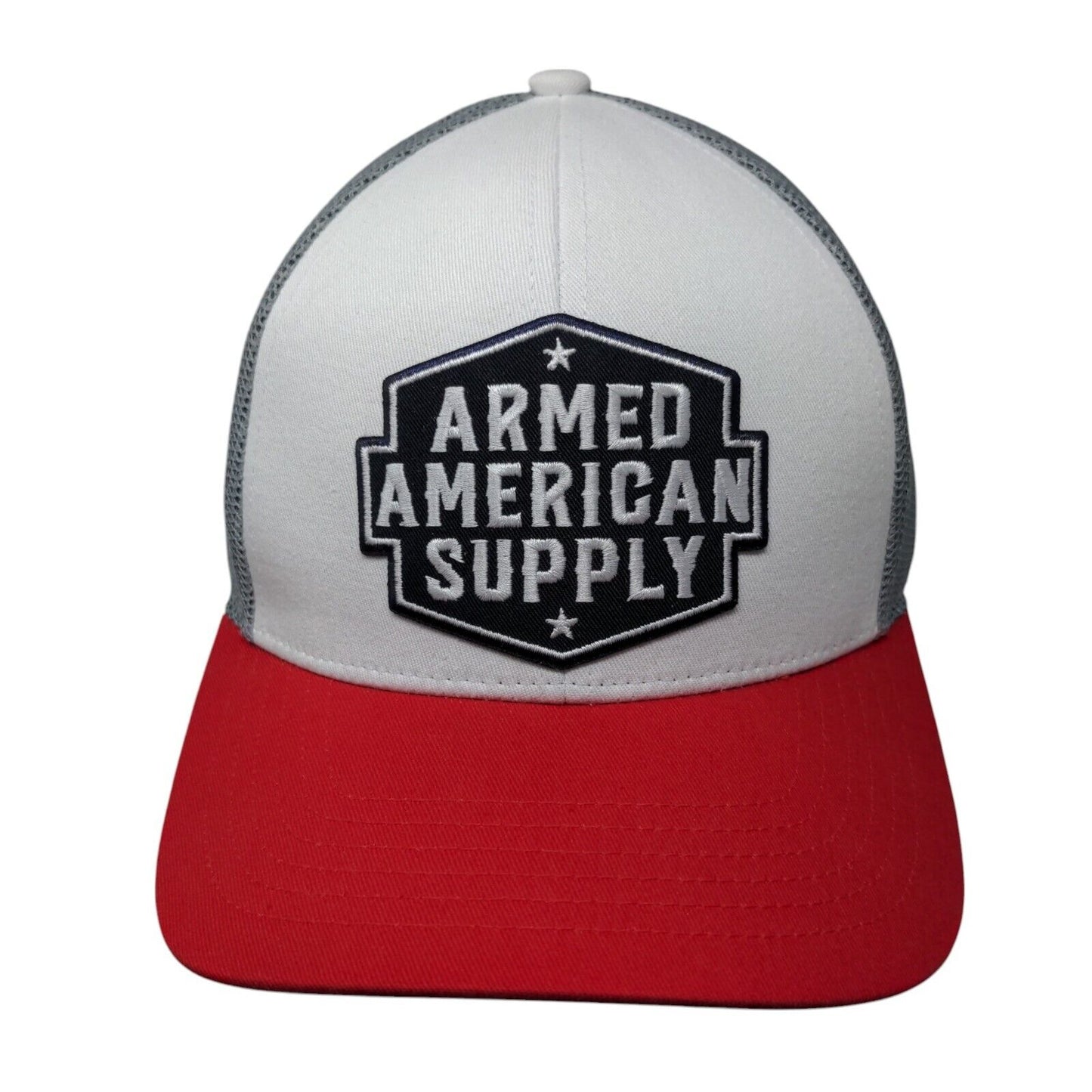 Armed American Supply Adult Snapback Trucker Hat Multicolor One Size Outdoor Cap