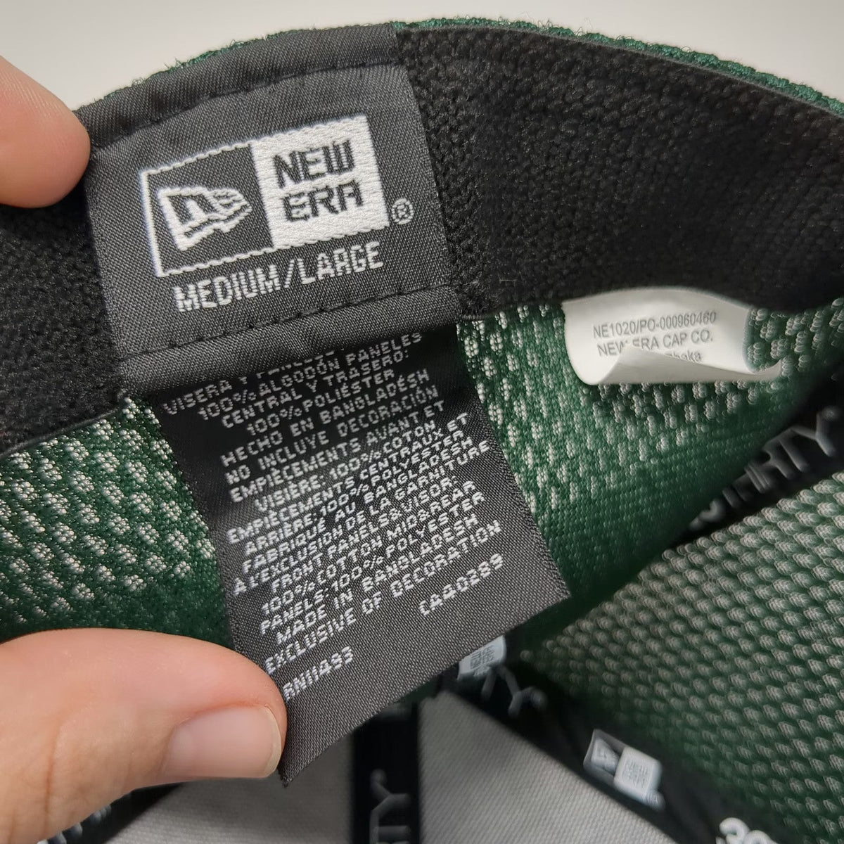 New Era Baseball Cap Green L Bethel Child Care Services Mesh Back 39THIRTY Hat