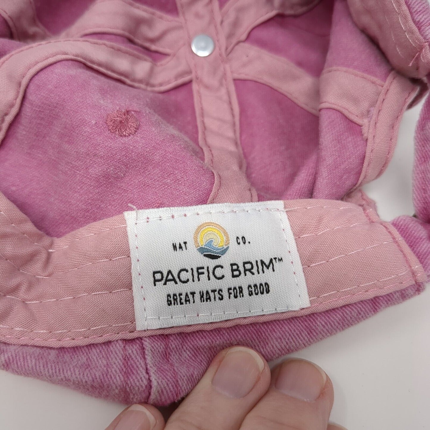 Dog Mom Slideback Hat Pink One Size Adjustable Embroidered 6 Panel Pacific Brim