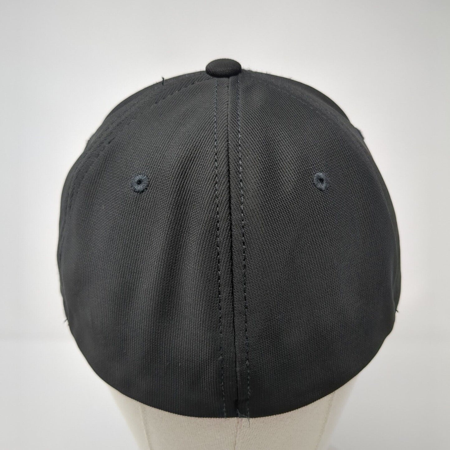 Corvette Fitted Hat Black One Size Lightweight Embroidered 6 Panel GM Official