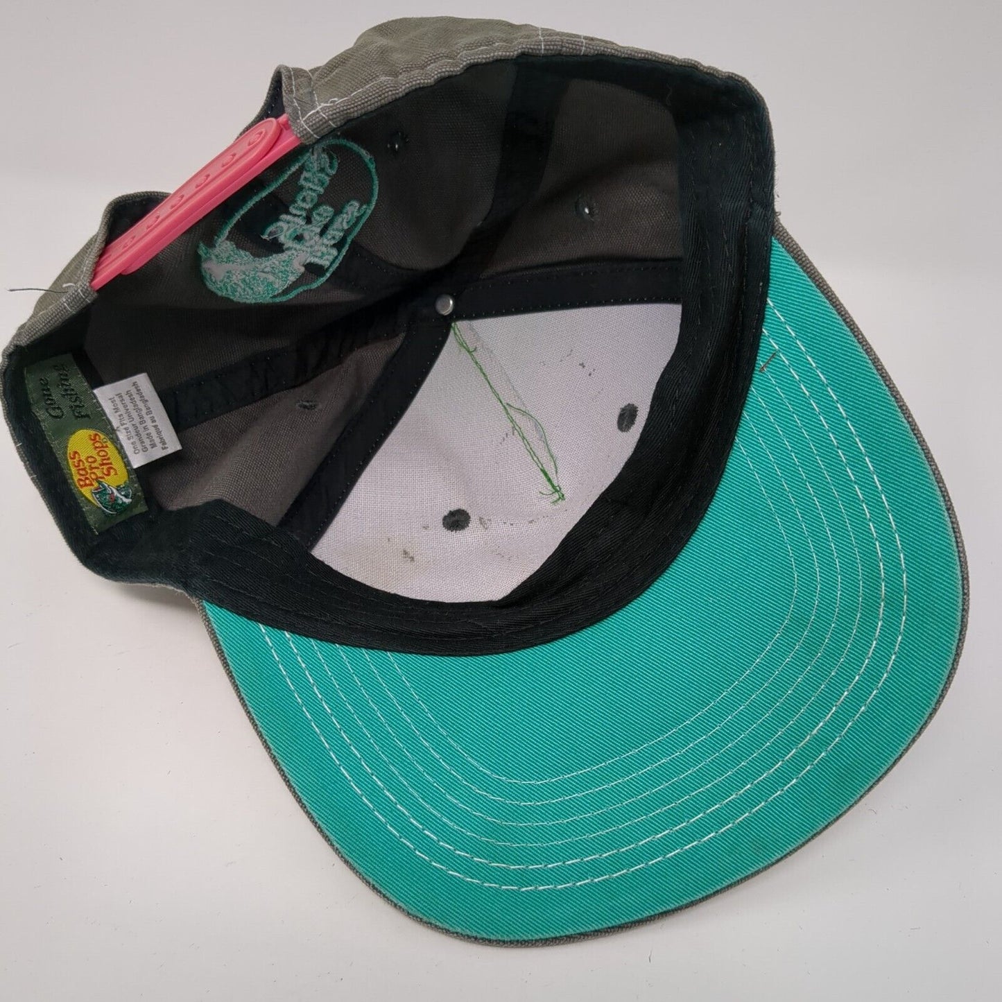 Bass Pro Shops Snapback Hat Multi One Size Gone Fishing Embroidered