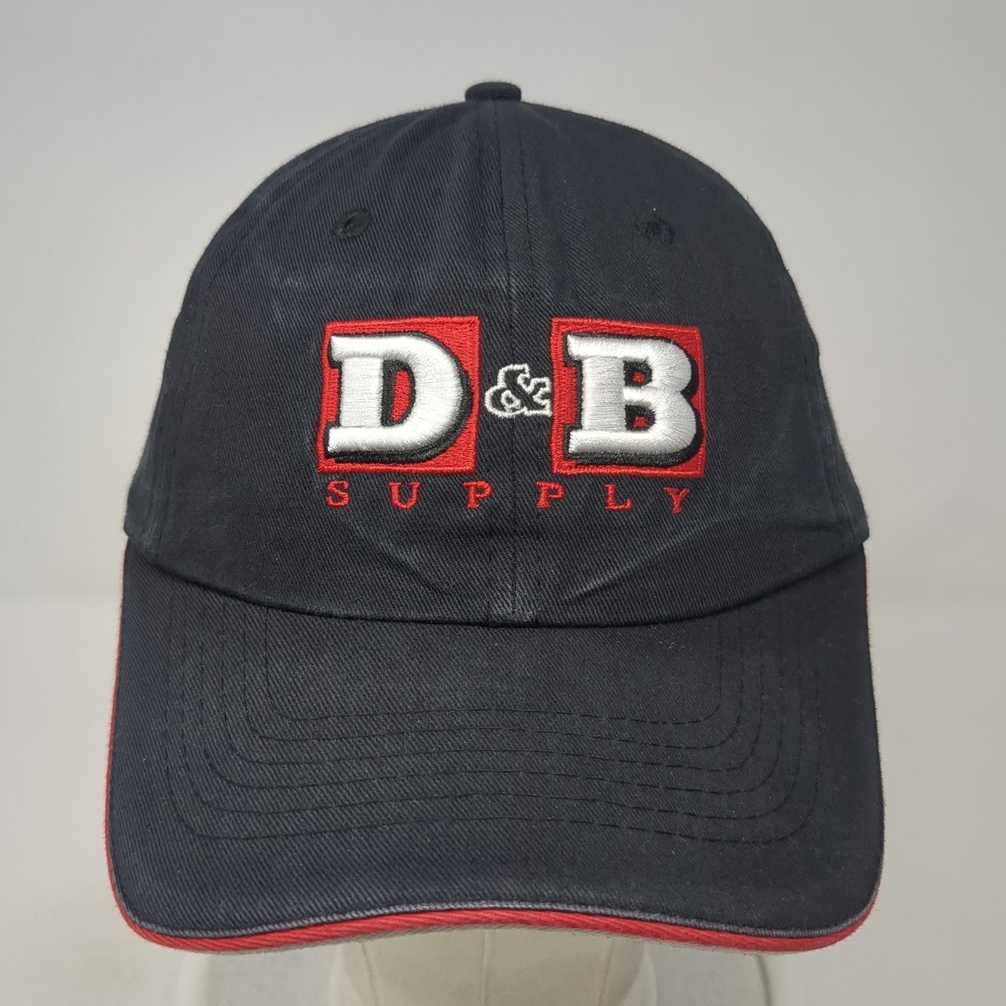 D&B Supply Slideback Hat Black One Size Adjustable Embroidered Buck's Bags