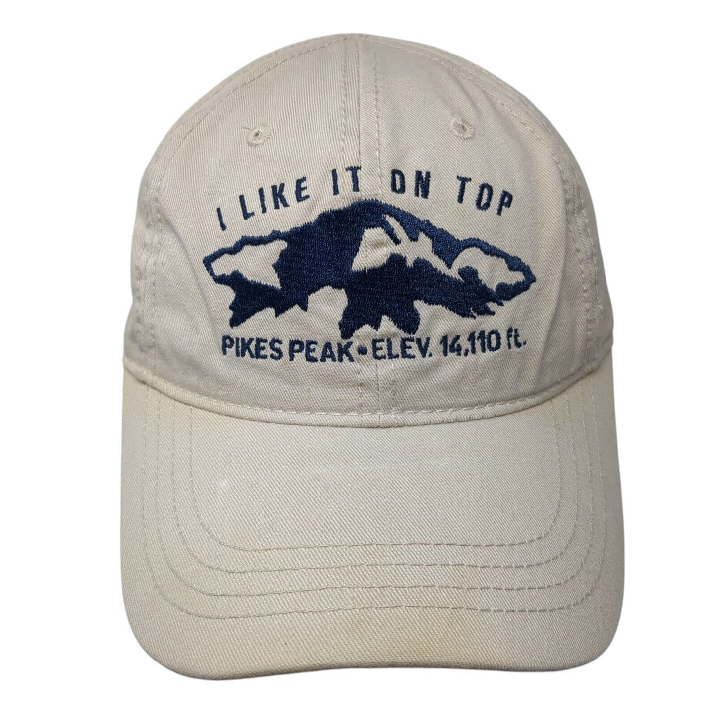 I Like It On Top Slideback Hat Tan One Size Adjustable Noble Wear