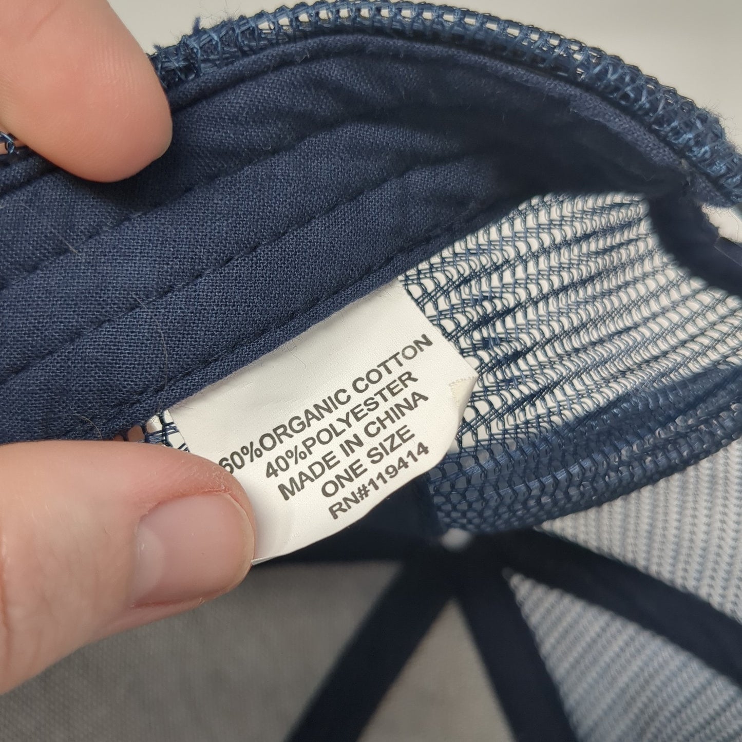 Chaco 1989 Snapback Mesh Back Trucker Hat Blue One Size Adjustable