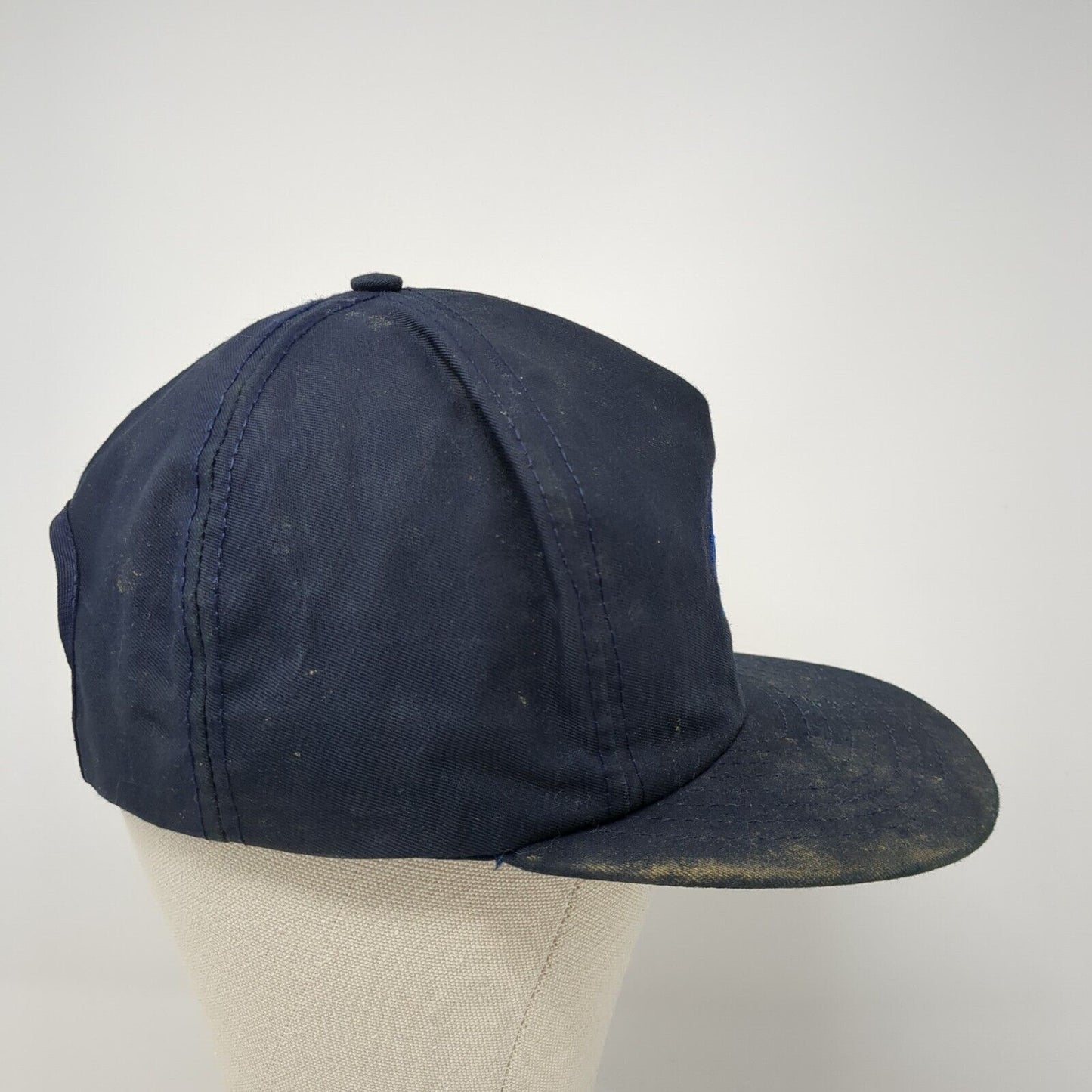 Albertsons Snapback Hat Blue One Size Adjustable Embroidered Cintas