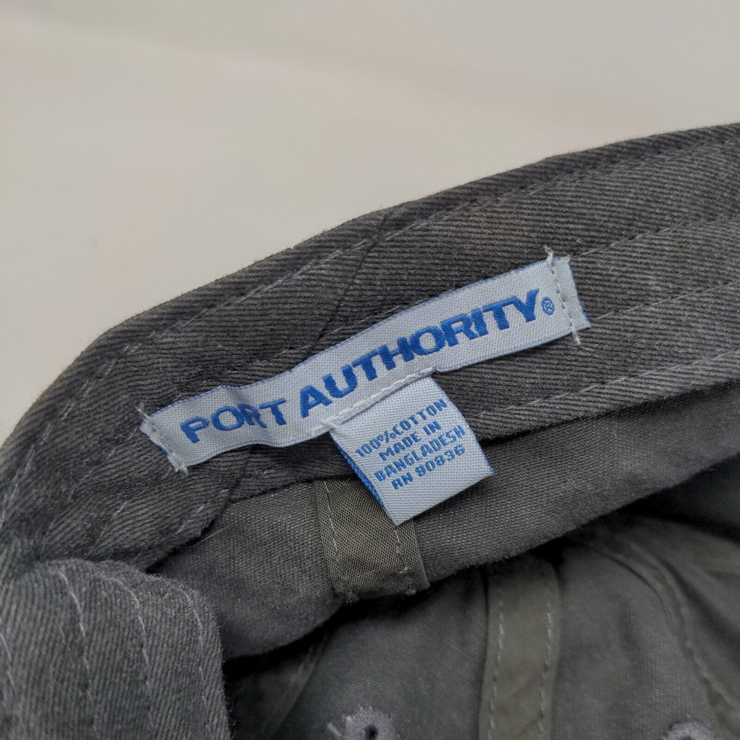 iConcierge Slideback Hat Gray One Size Embroidered Port Authority