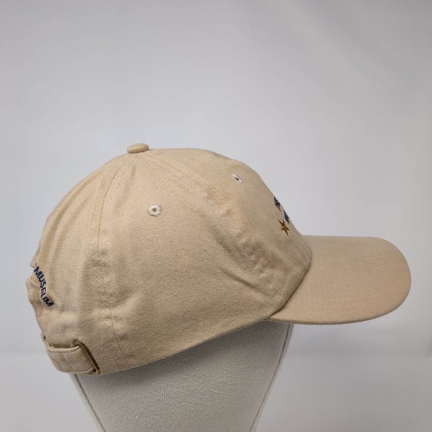 The National World War II Museum Slideback Hat Tan OS Adjustable Embroidered