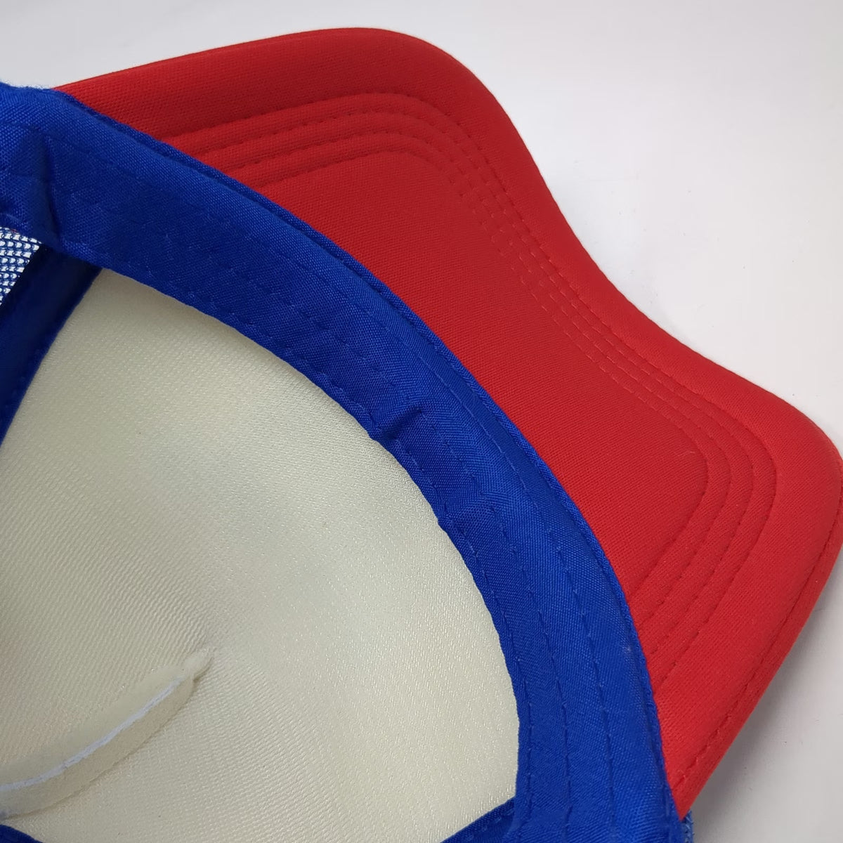 Blue White Red Trucker Hat One Size Oh My Stars Mesh Back Foam Snapback hat