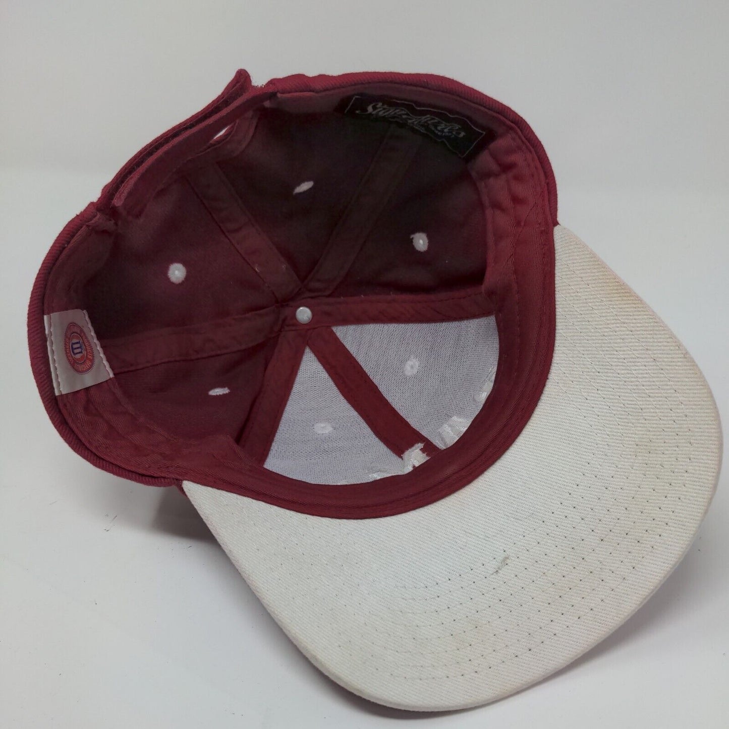 Bama Alabama Crimson Tide Strapback Hat Red Embroidered Logo NCAA