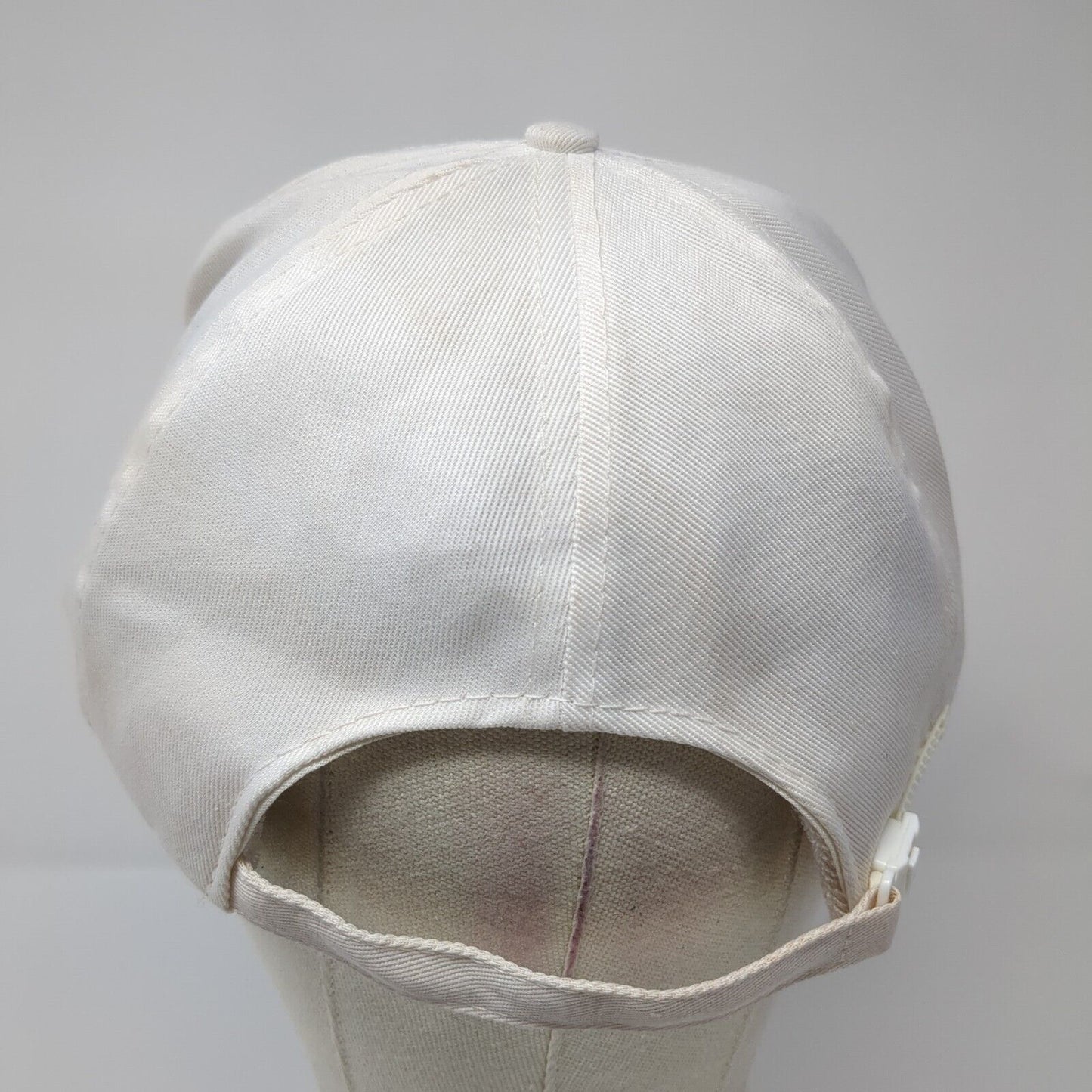 CF Slideback Hat White One Size Adjustable Embroidered Rope 6 Panel Otto