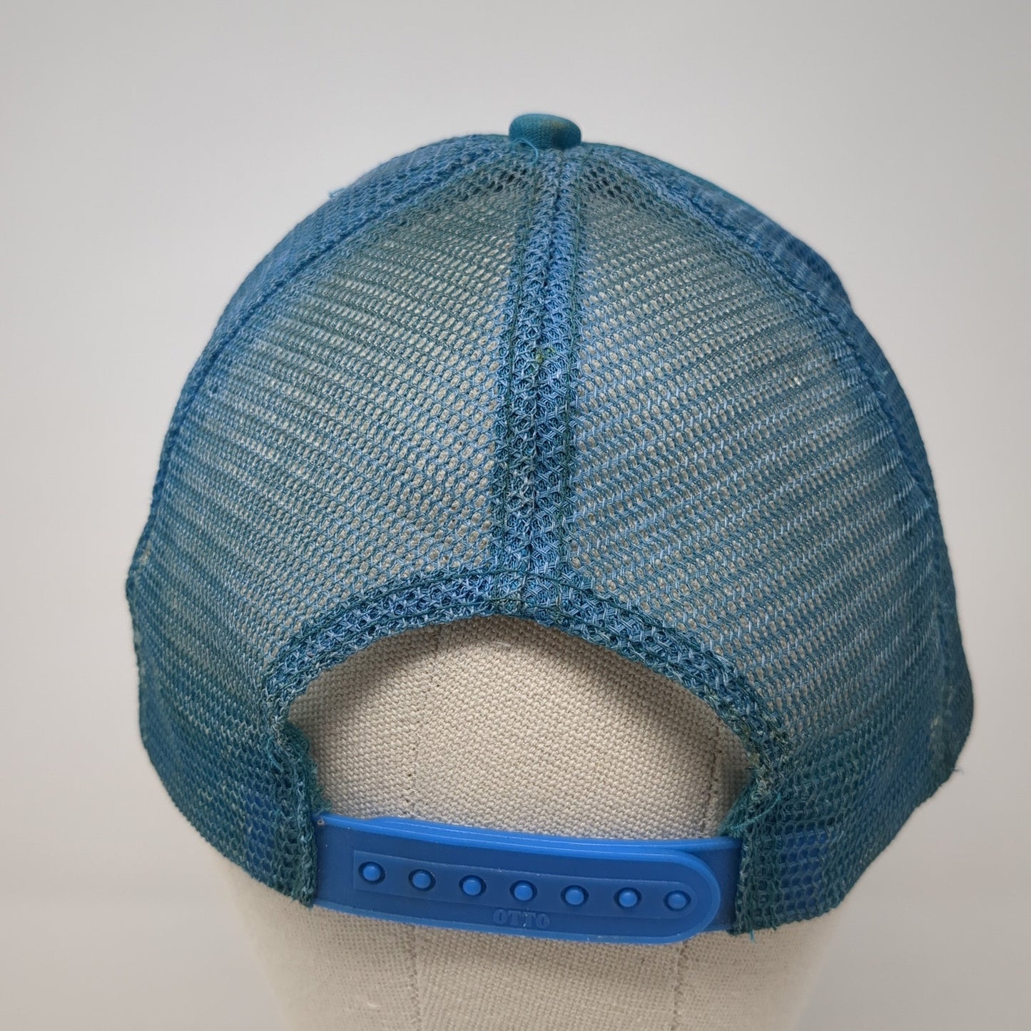 Be Ocean Minded Snapback Rope Trucker Hat Blue One Size Mesh Back Otto