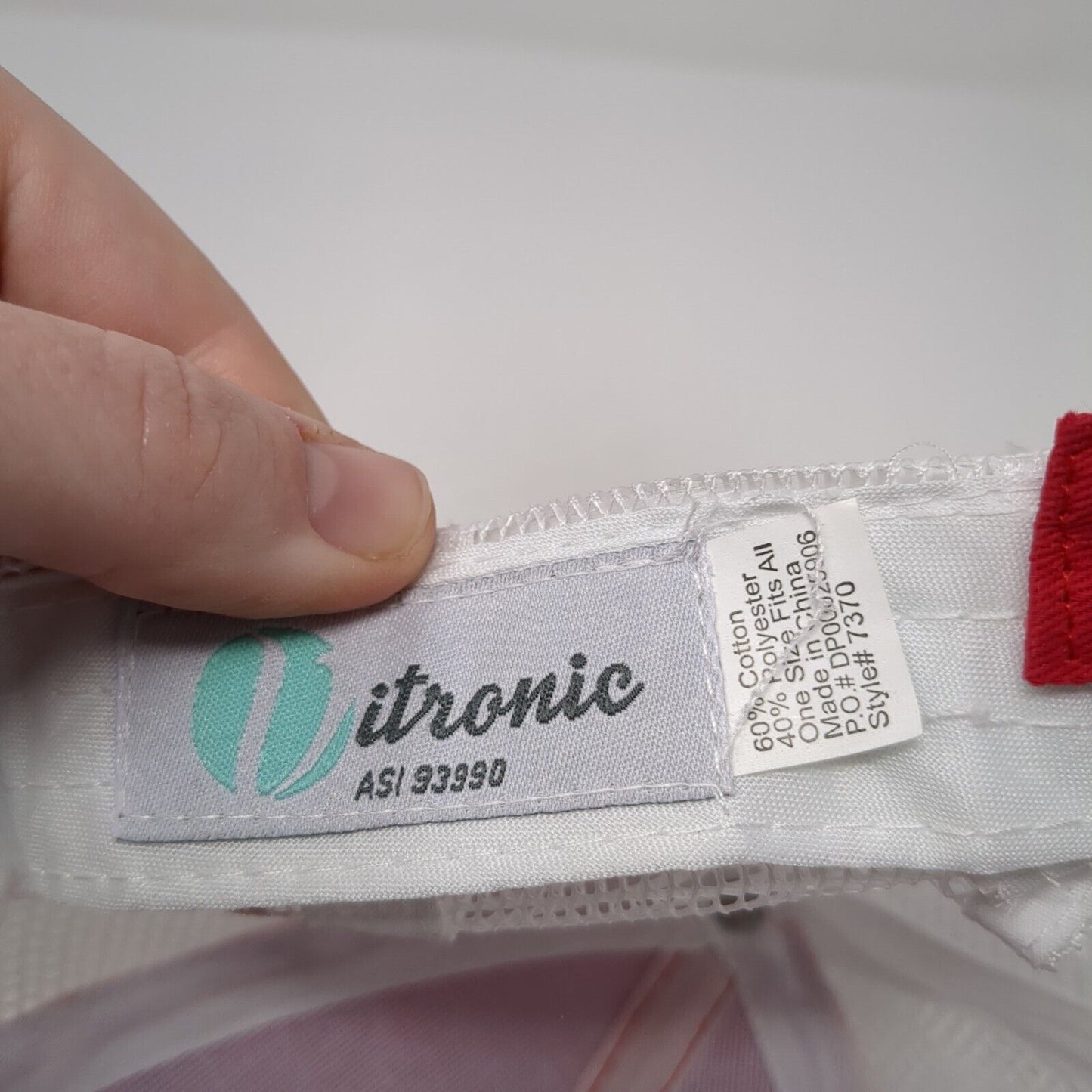 Legrand Feed Strapback Trucker Hat Red One Size Adjustable Mesh Back Vitronic