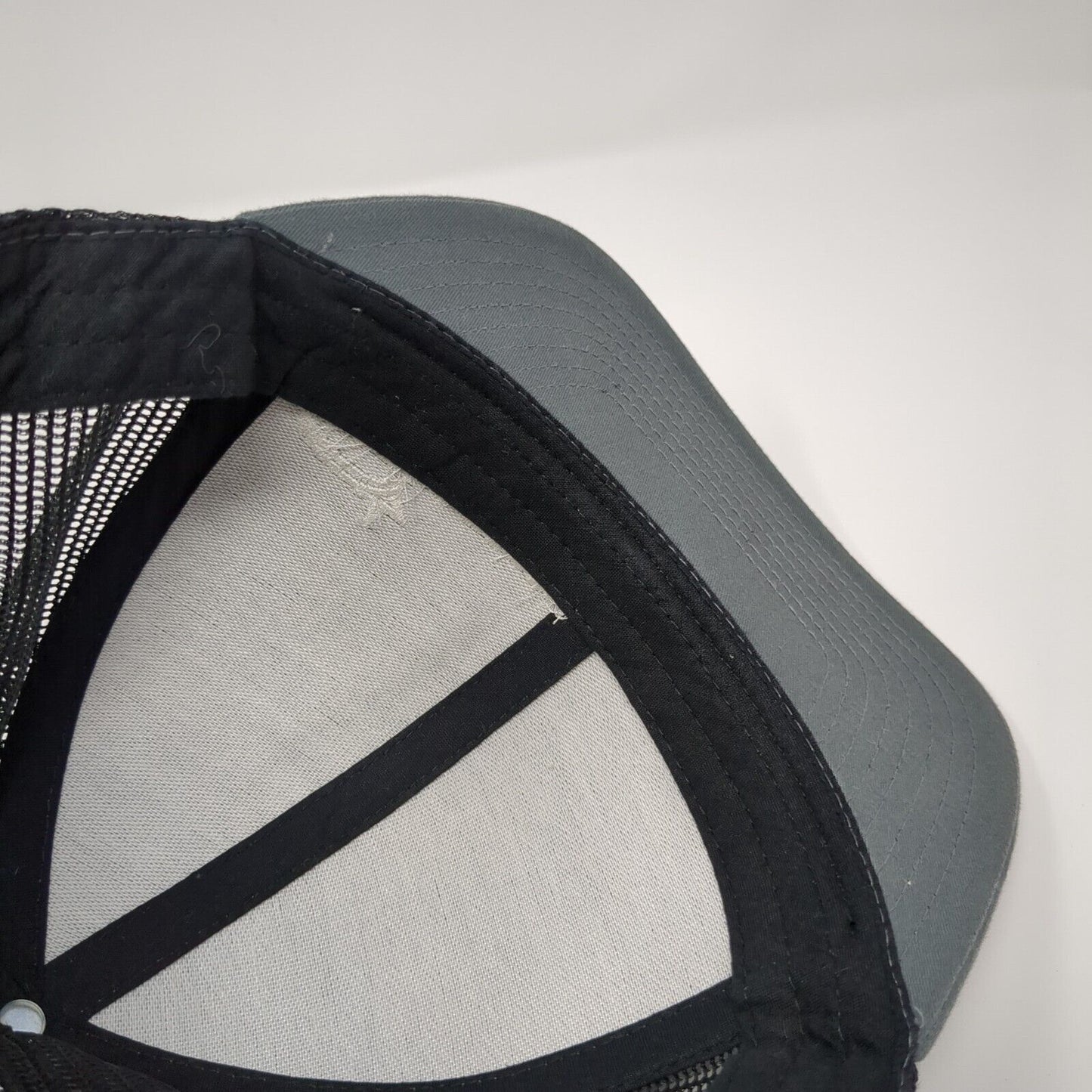 Agri-Access Snapback Trucker Hat Gray OS Adjustable Mesh Back Pacific Headwear