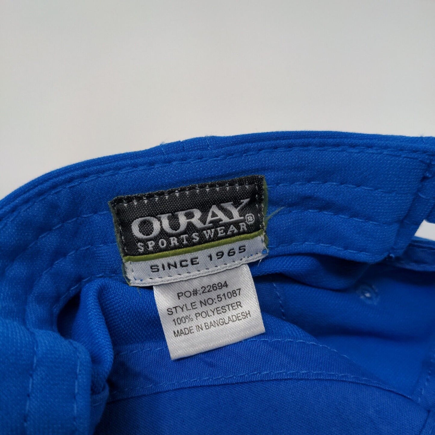 Lava Lakes Oregon Est. 1959 Strapback Hat Blue OS Adjustable Ouray Sports Wear