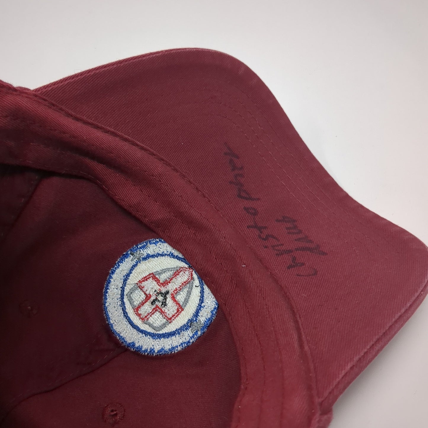 American Rangers Ego Ero Promptus Strapback Hat Red One Size Adjustable