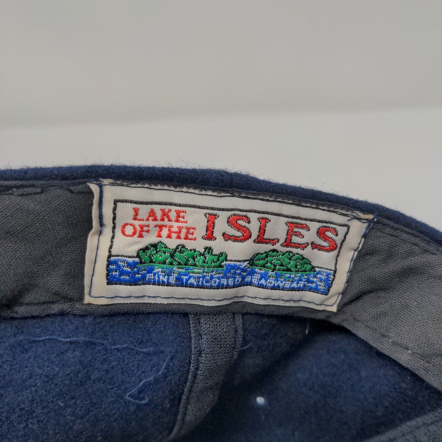 Lake of the Isles Slideback Hat Blue OSFA Solid Adjustable Blank