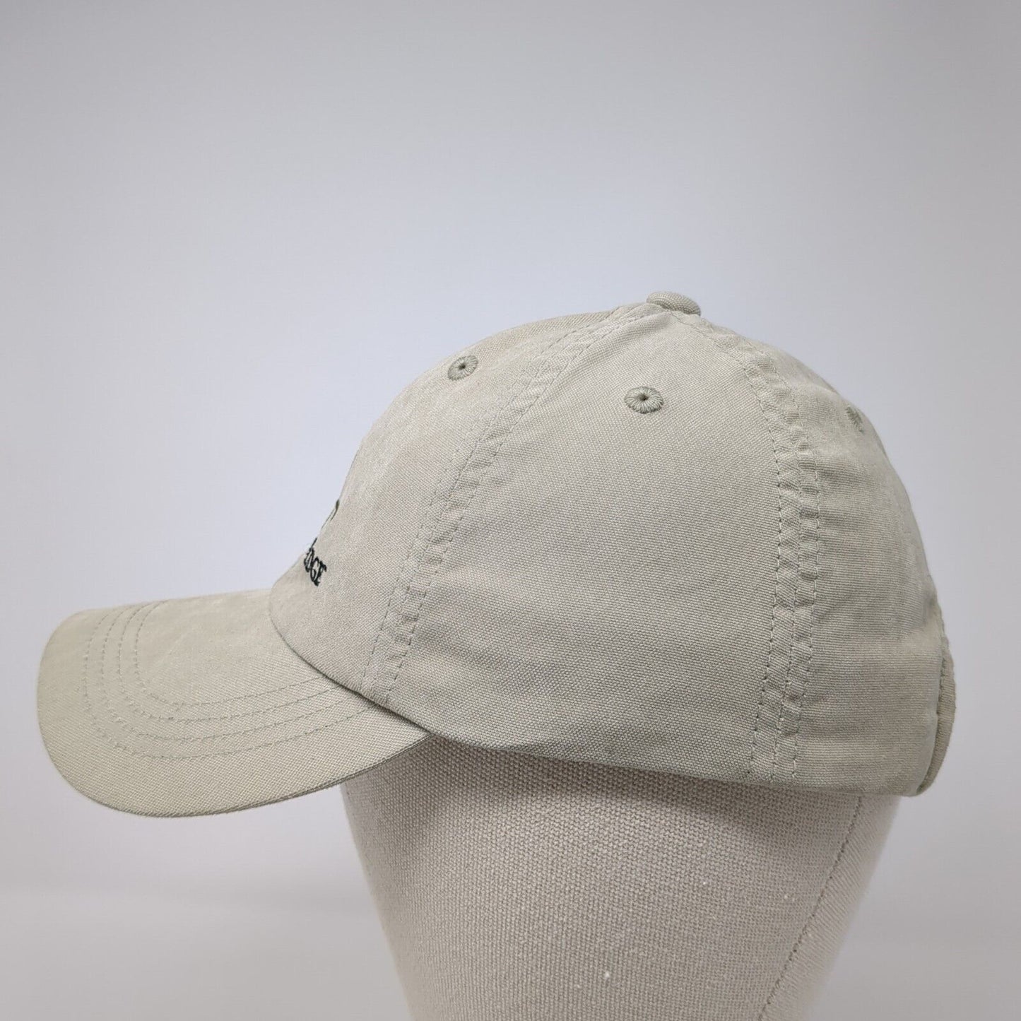 Mountain's Edge Slideback Hat Tan One Size Embroidered Port Authority