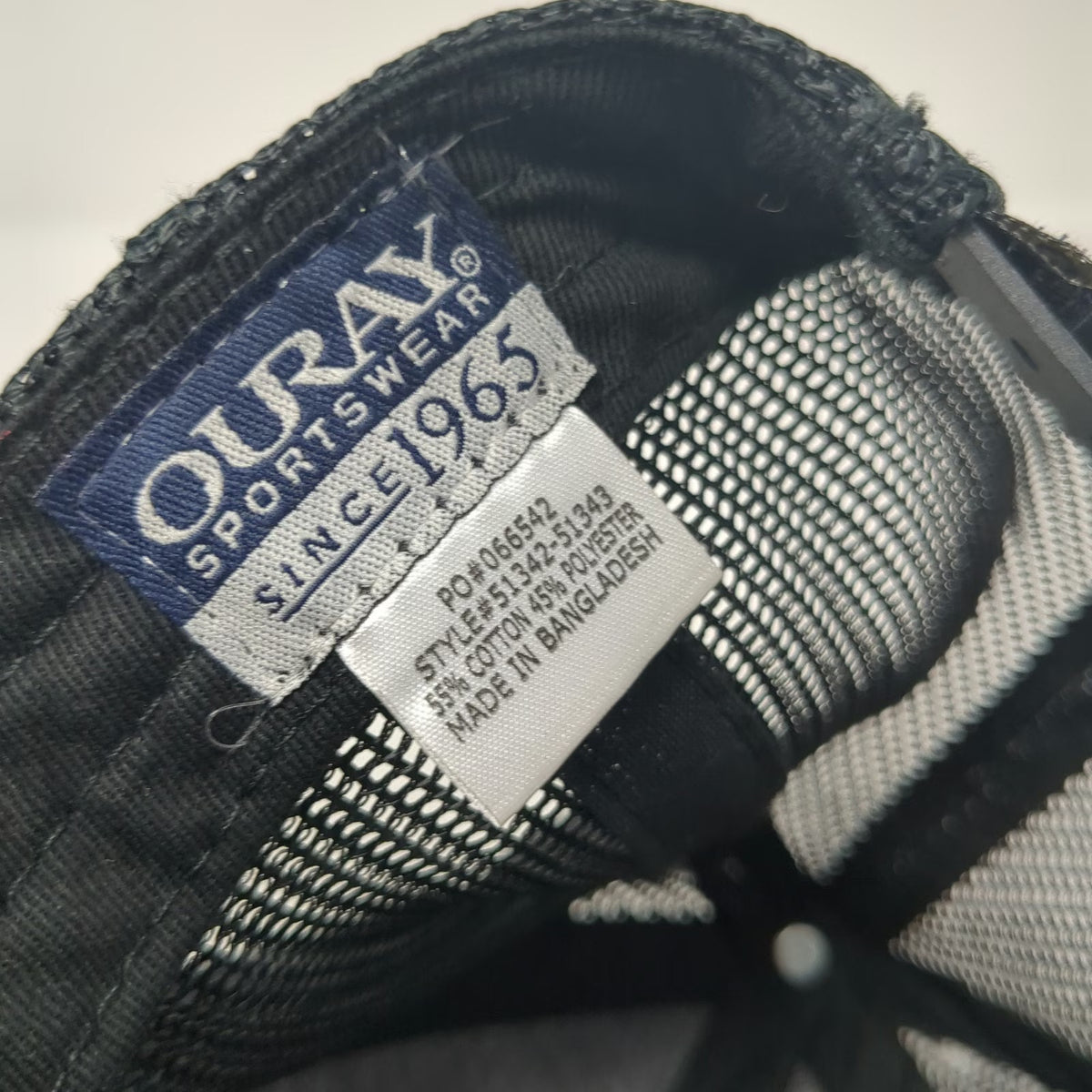 Ouray Trucker Hat Black One Size Mackay Bar Outfitters Mountain Snapback Mesh