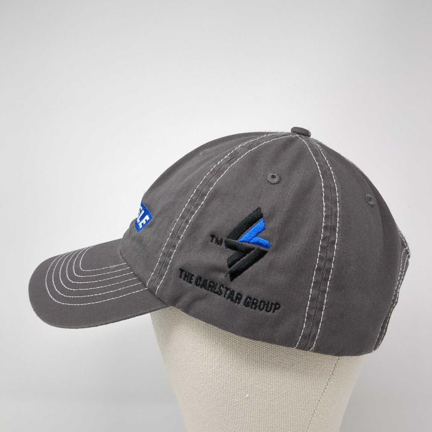 Carlisle Slideback Hat Gray One Size Adjustable HeadShots KC Caps
