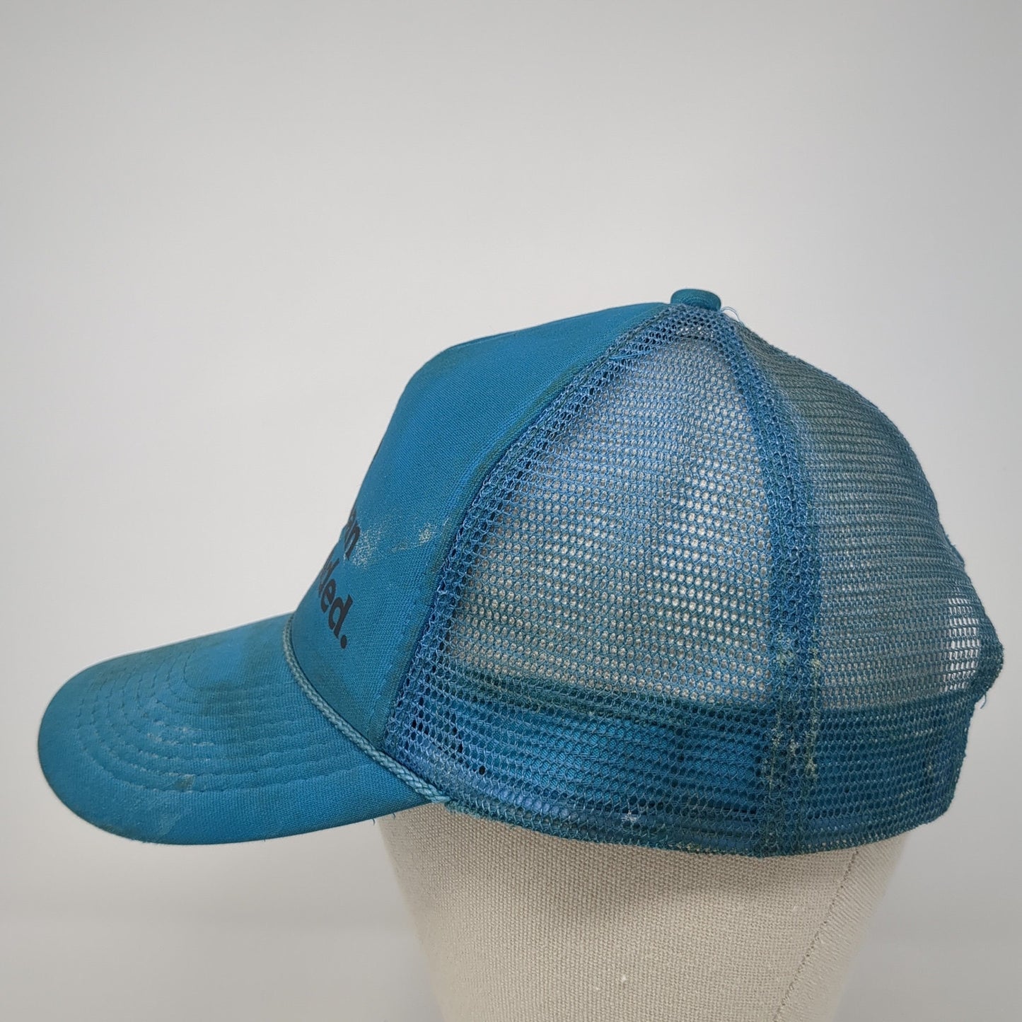 Be Ocean Minded Snapback Rope Trucker Hat Blue One Size Mesh Back Otto