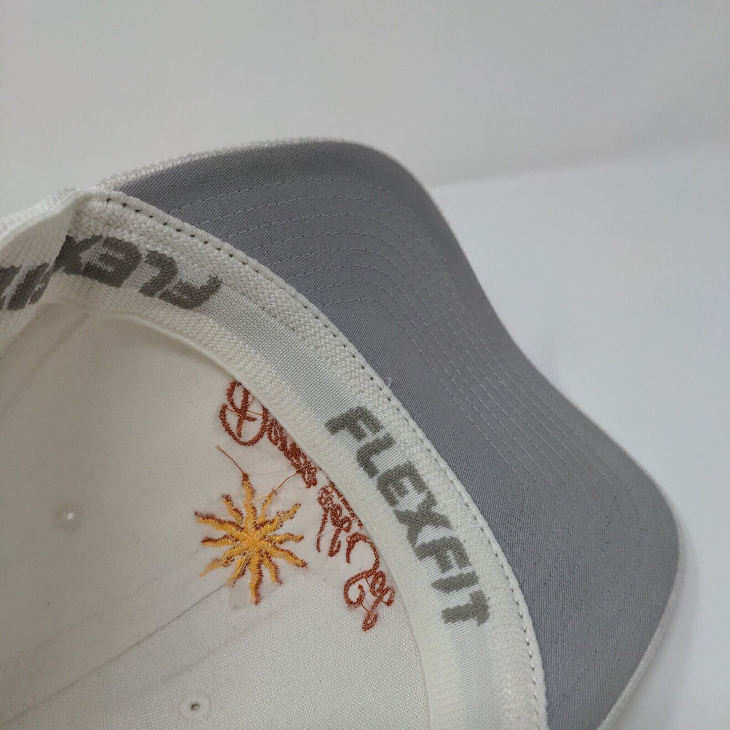 Danza del Sol Winery Fitted Hat White One Size Embroidered Flexfit