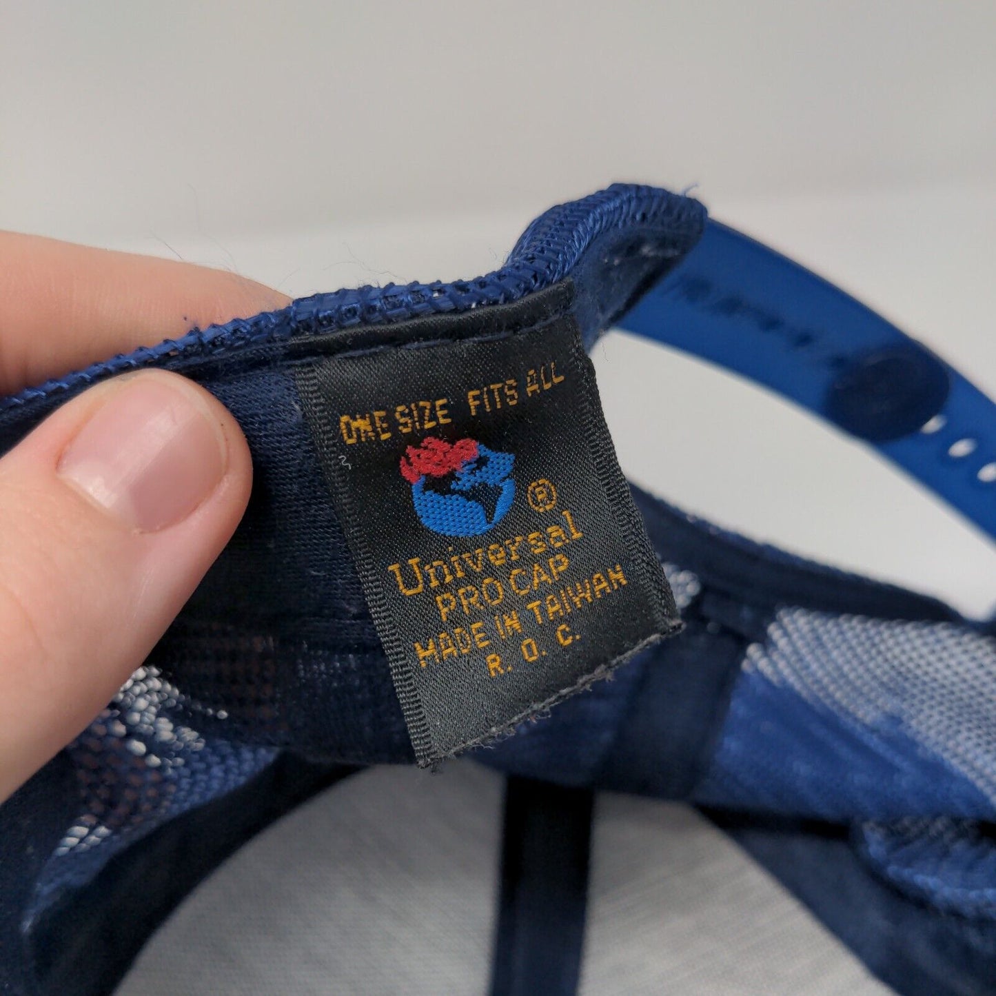 Foremost In Quality Foremost In Service Trucker Hat Blue OSFA Universal Pro Cap