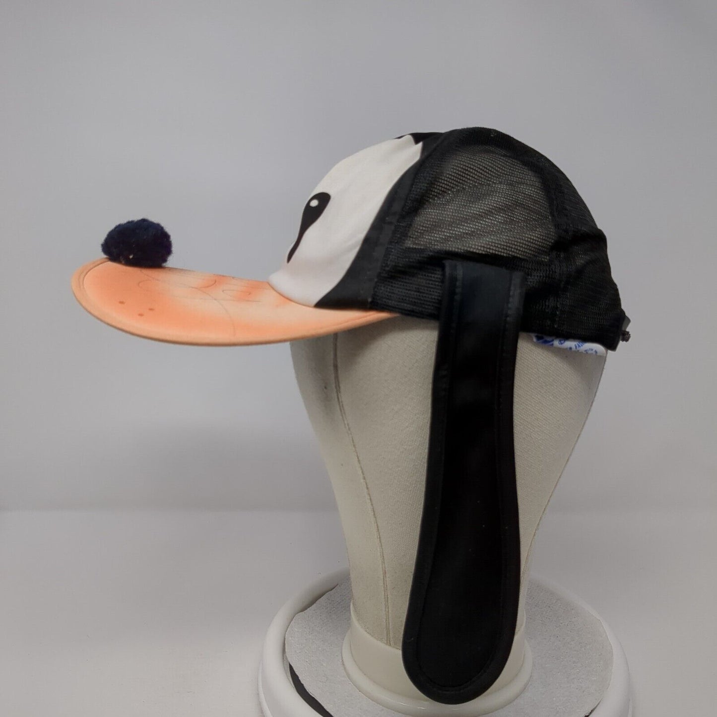 Goofy Ears Snapback Mesh Back Trucker Hat Black Youth One Size Disney