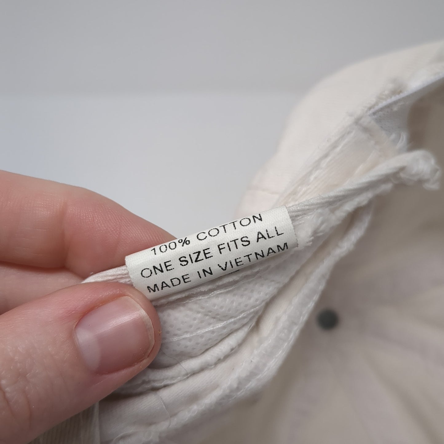 Unbranded Fitted Cadet Army Cap Hat White One Size Solid Blank Outdoor