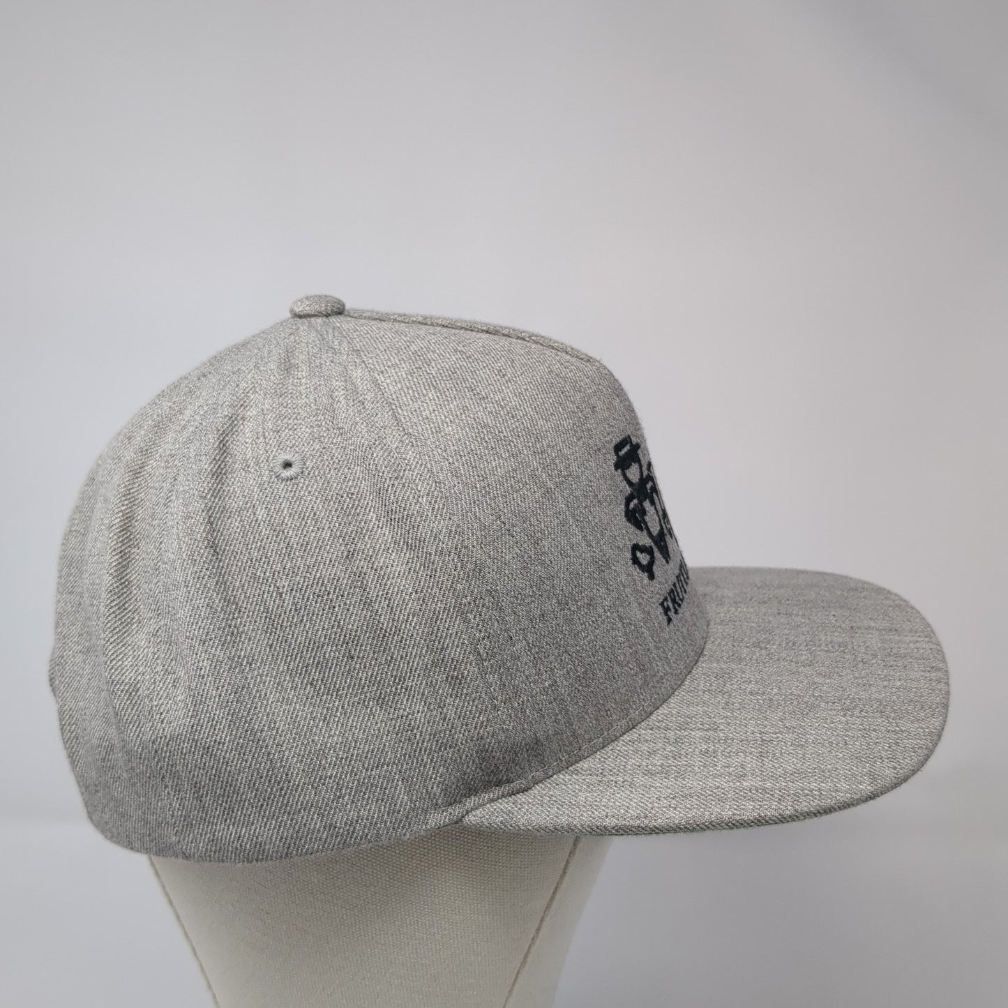 Little Buddy Farm Fruitland ID Snapback Hat Gray One Size Adjustable