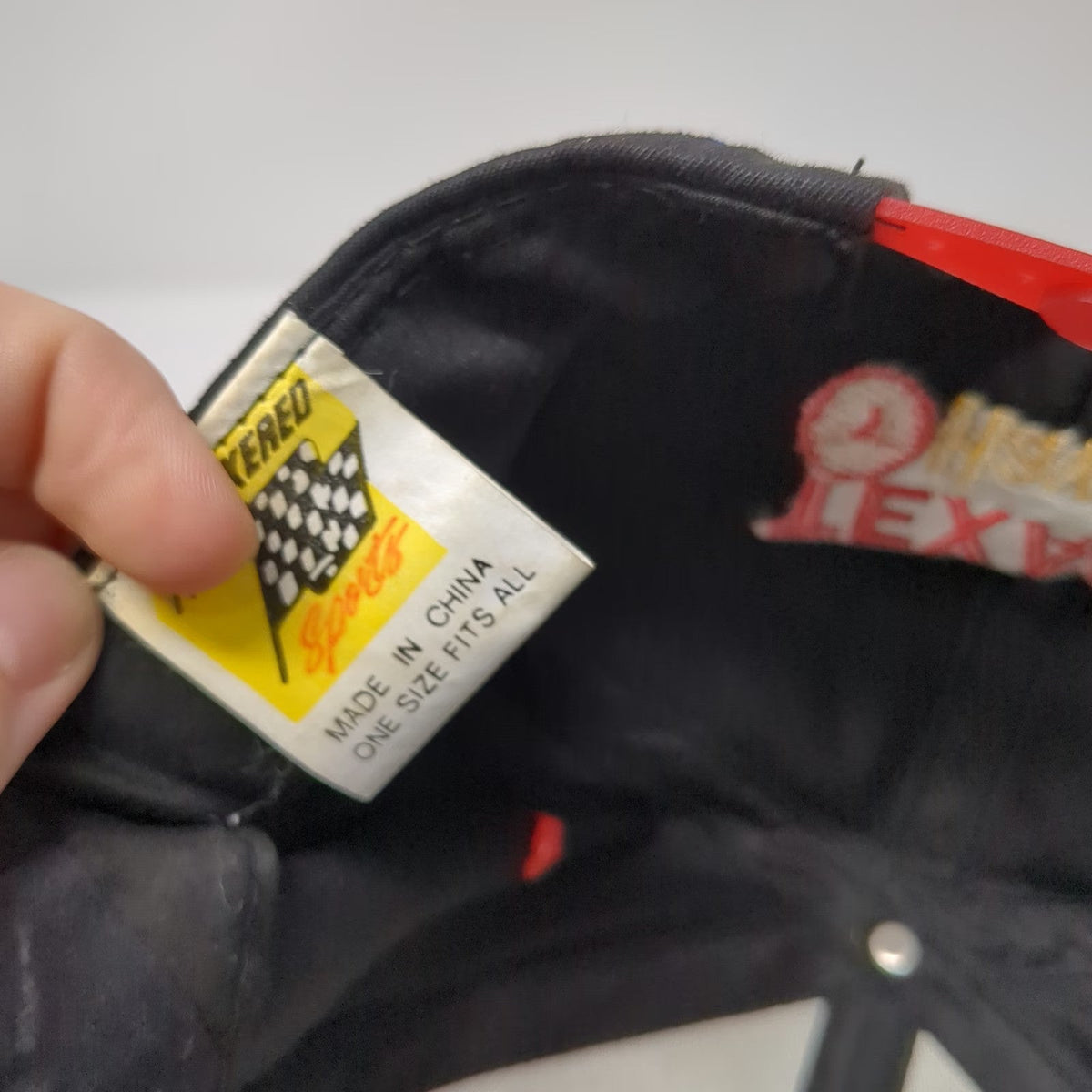 Checkered Flag Sports Snapback Black Hat One Size NASCAR Texaco Havoline Racing