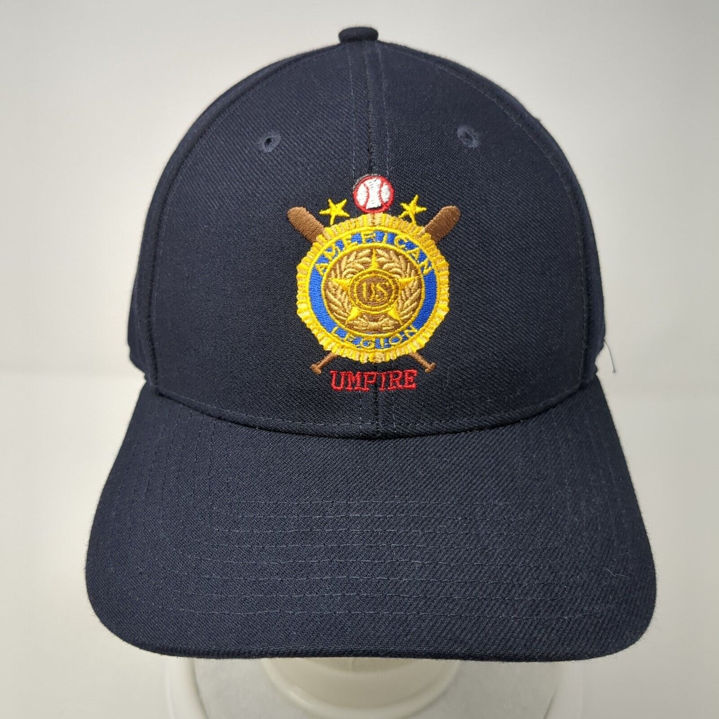 American Legion Umpire Fitted Hat Blue 7 3/8 Embroidered Richardson
