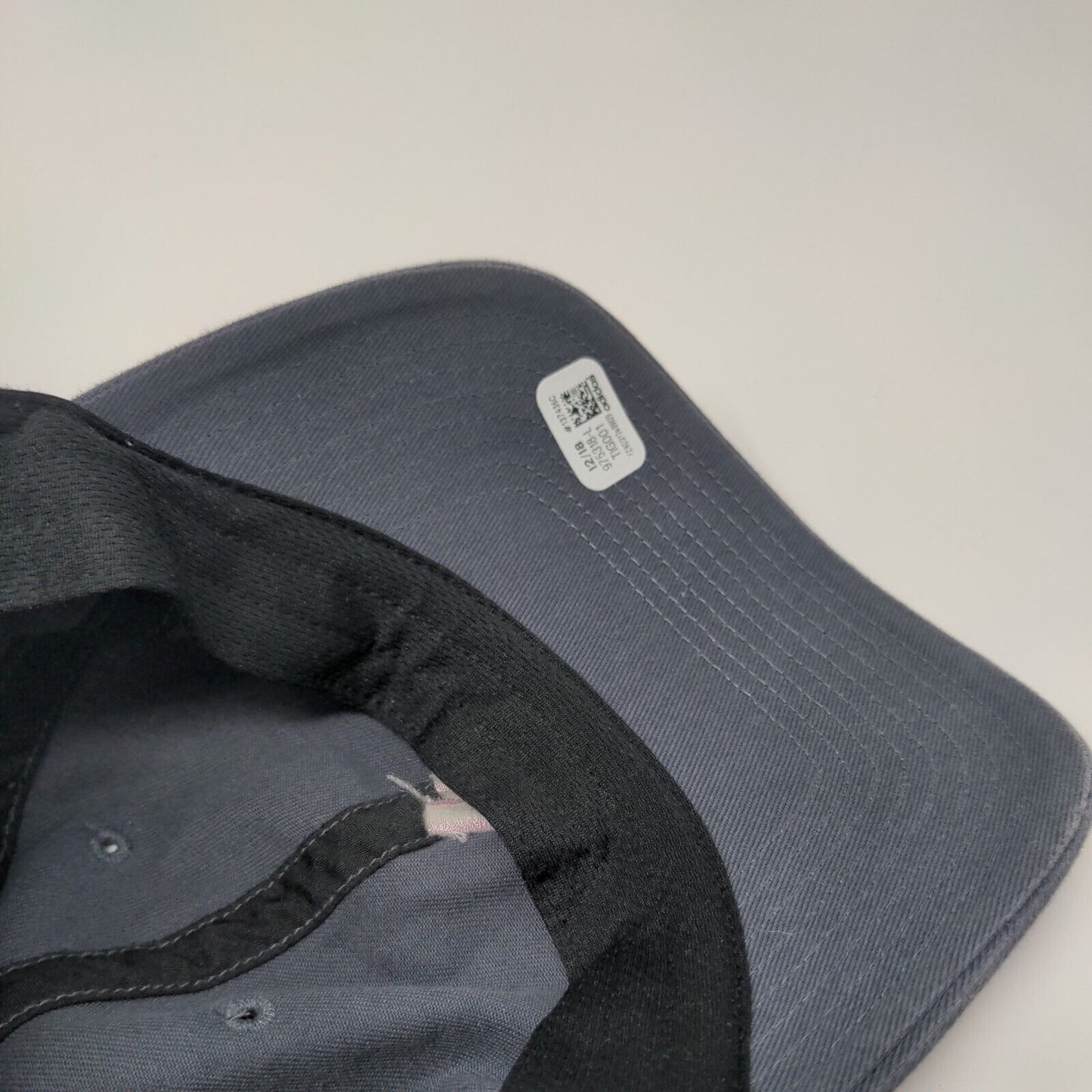 Adidas Slideback Hat Gray One Size Adjustable Embroidered Climalite 6 Panel
