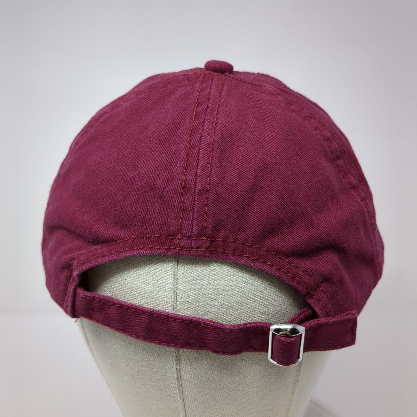Infinity Slideback Hat Red One Size Adjustable Solid 6 Panel Outdoor