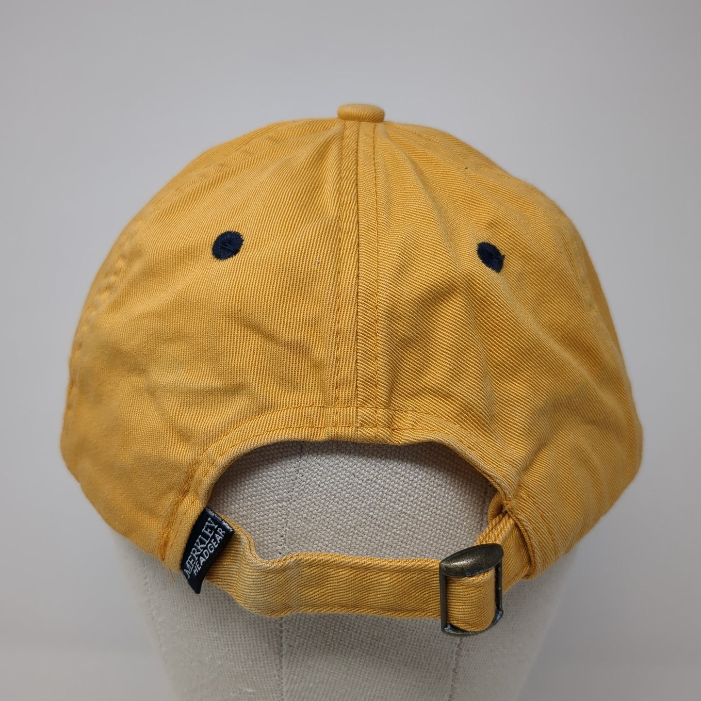 Stewart Creek Slideback Hat Yellow One Size Adjustable Embroidered