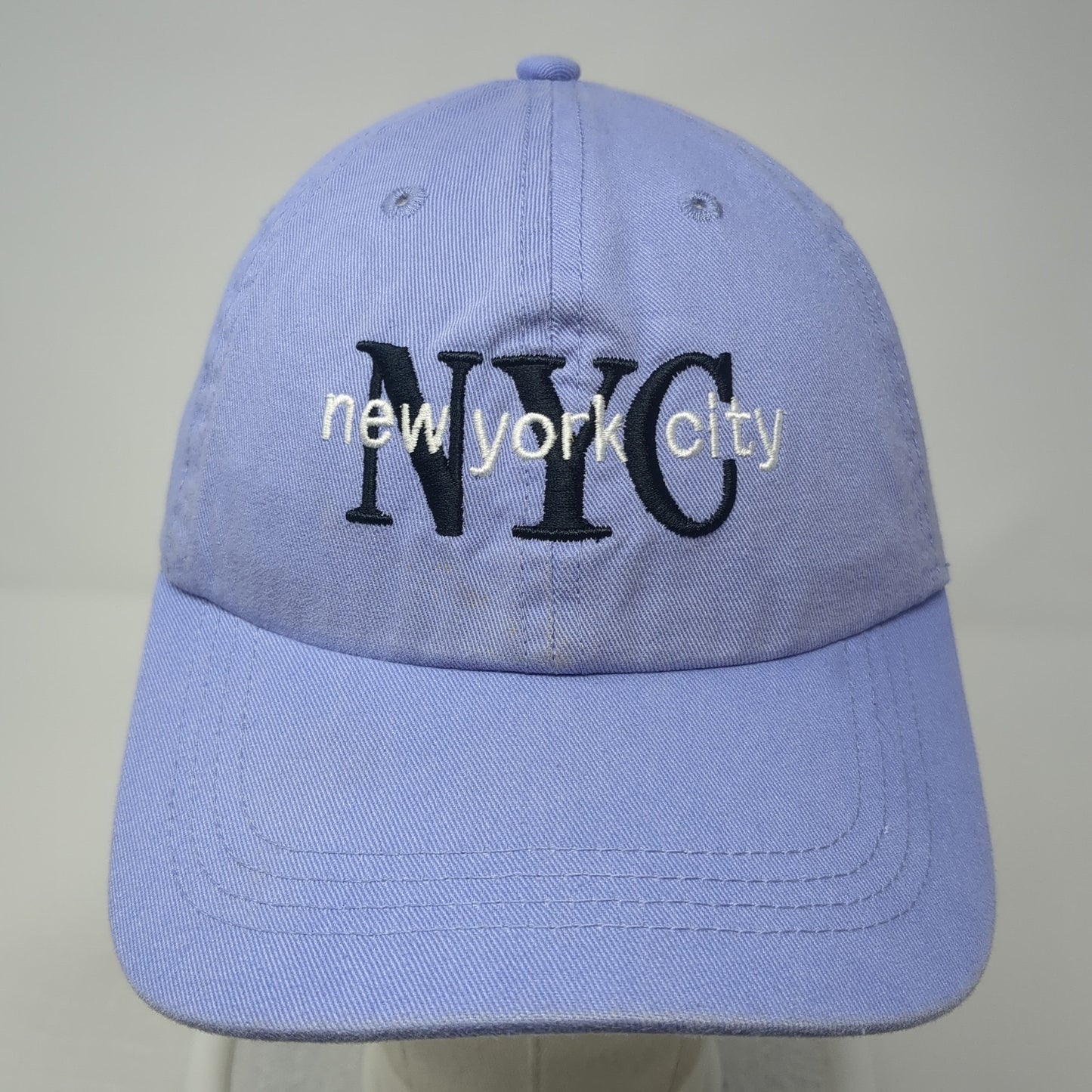 NYC New York City Slideback Baseball Cap Blue One Size Adjustable Elidan Corp.