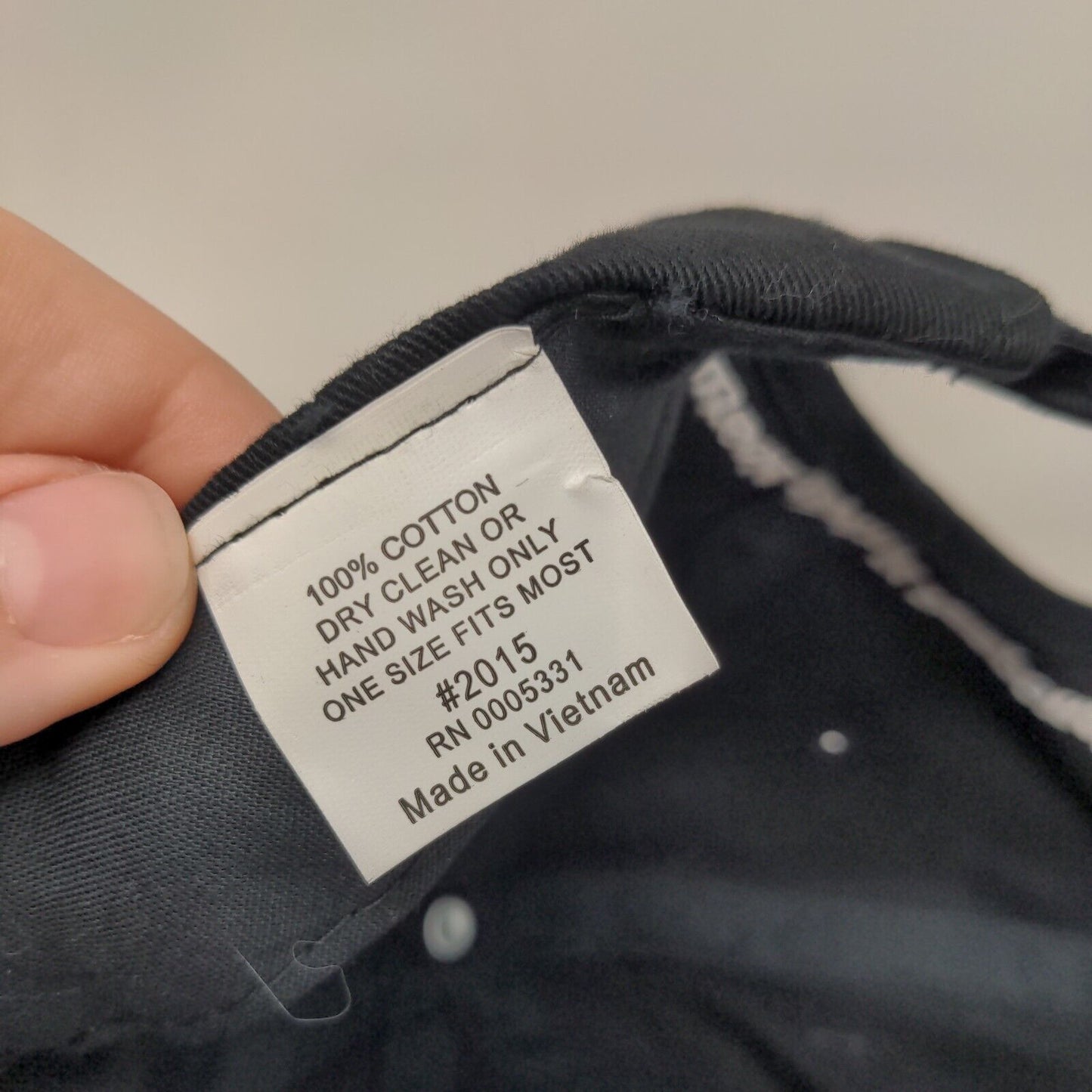 Jack Daniel's Old No. 7 Strapback Hat Black OSFM Adjustable Embroidered Cotton