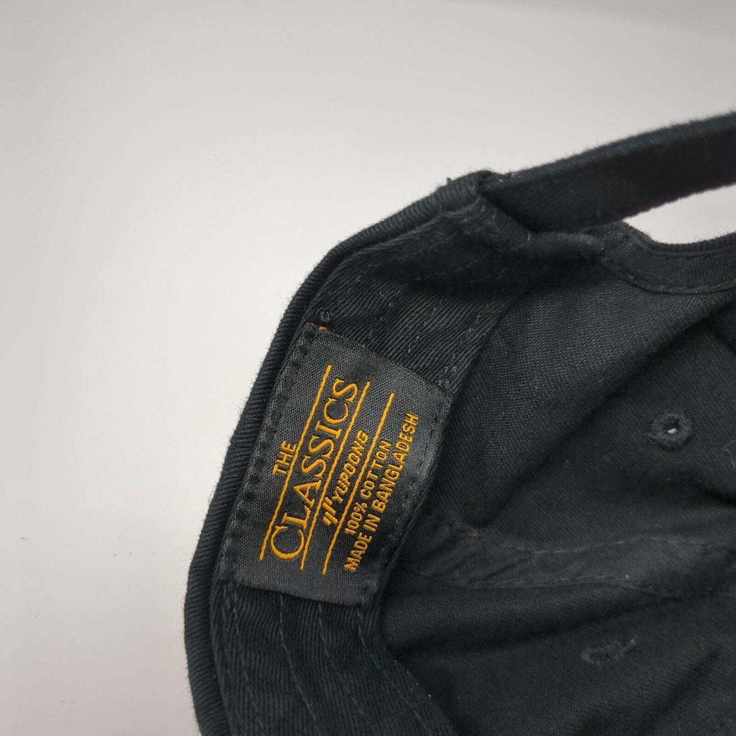 MSI Logo Slideback Hat Black OSFA Adjustable The Classics Yupoong