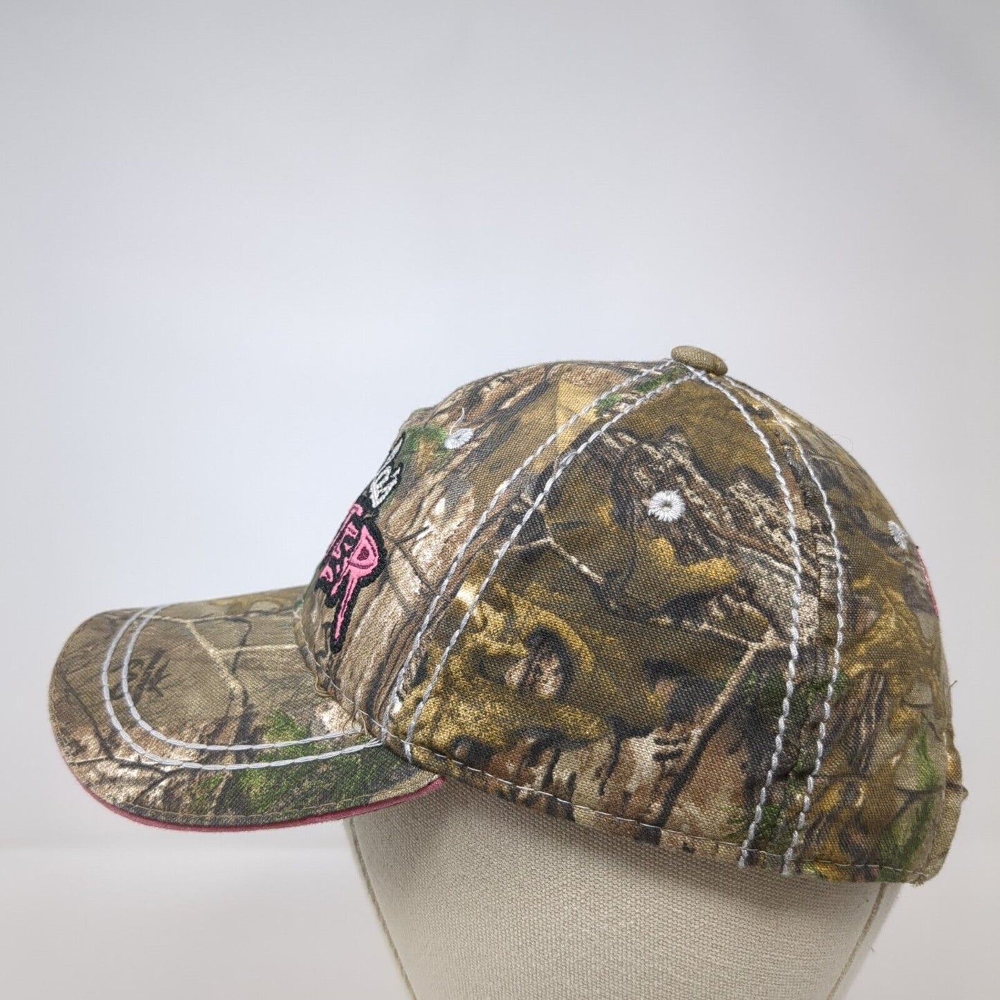 Cabela's Hunter Strapback Hat Camo Youth One Size Realtree Embroidered