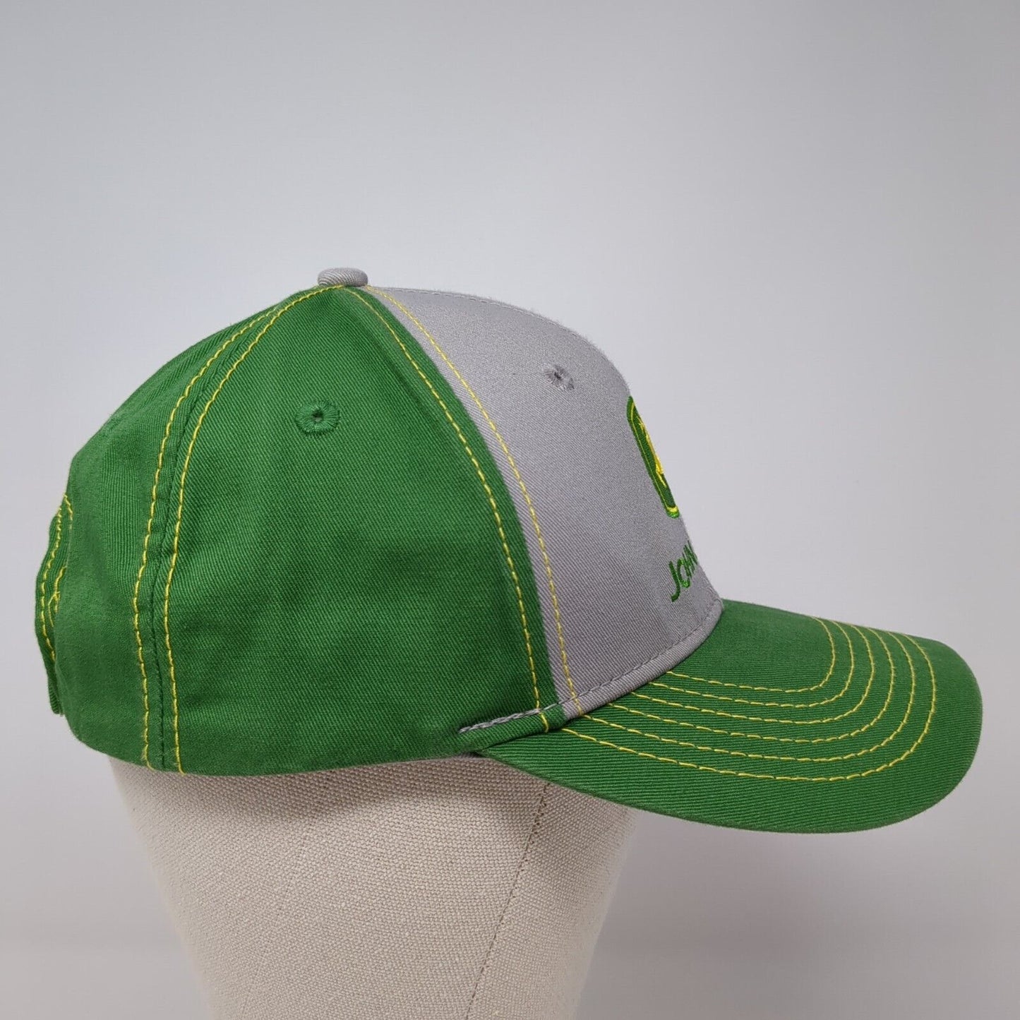 John Deere Strapback Baseball Cap Multicolor One Size Adjustable Embroidered
