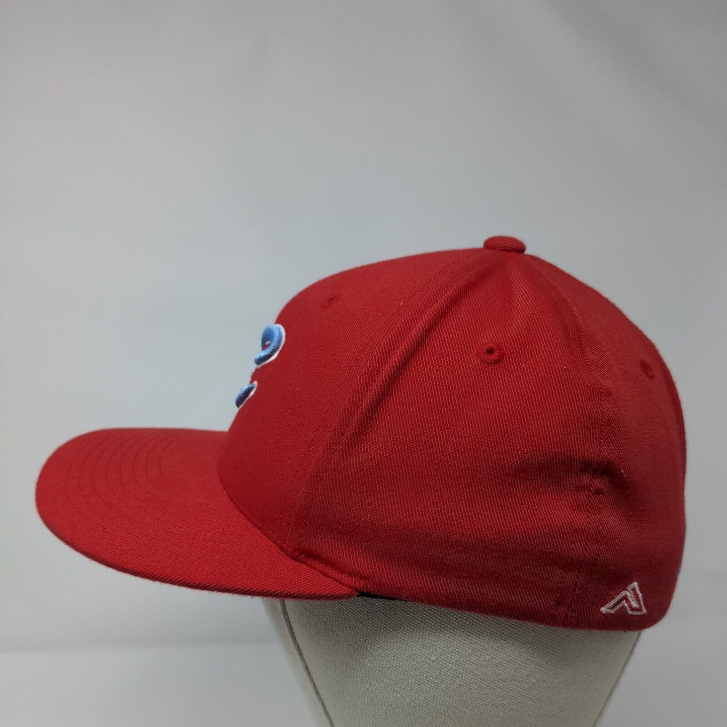 Letter C Catch Fitted Hat Red Youth 6 3/8-6 7/8 Embroidered Flexfit