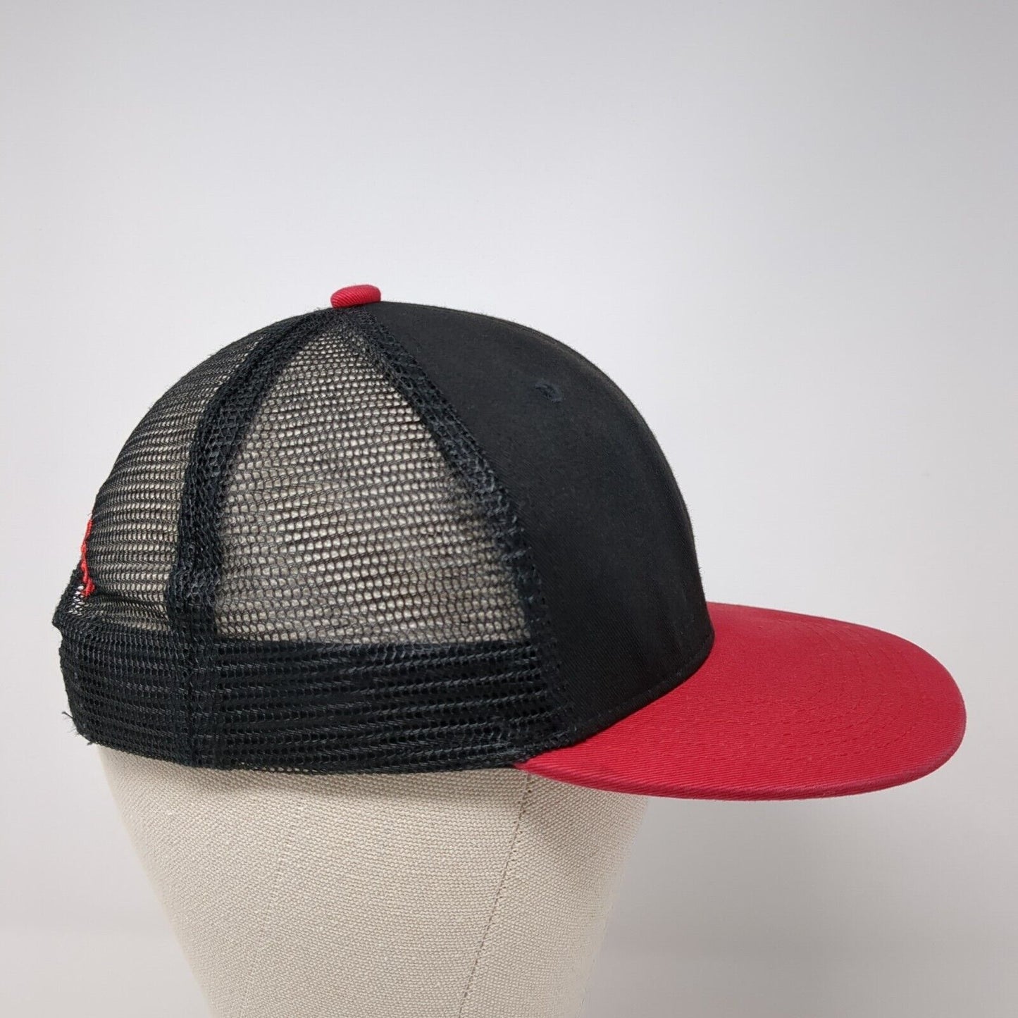 TGA Premier Golf Snapback Mesh Back Trucker Hat Black One Size Adjustable