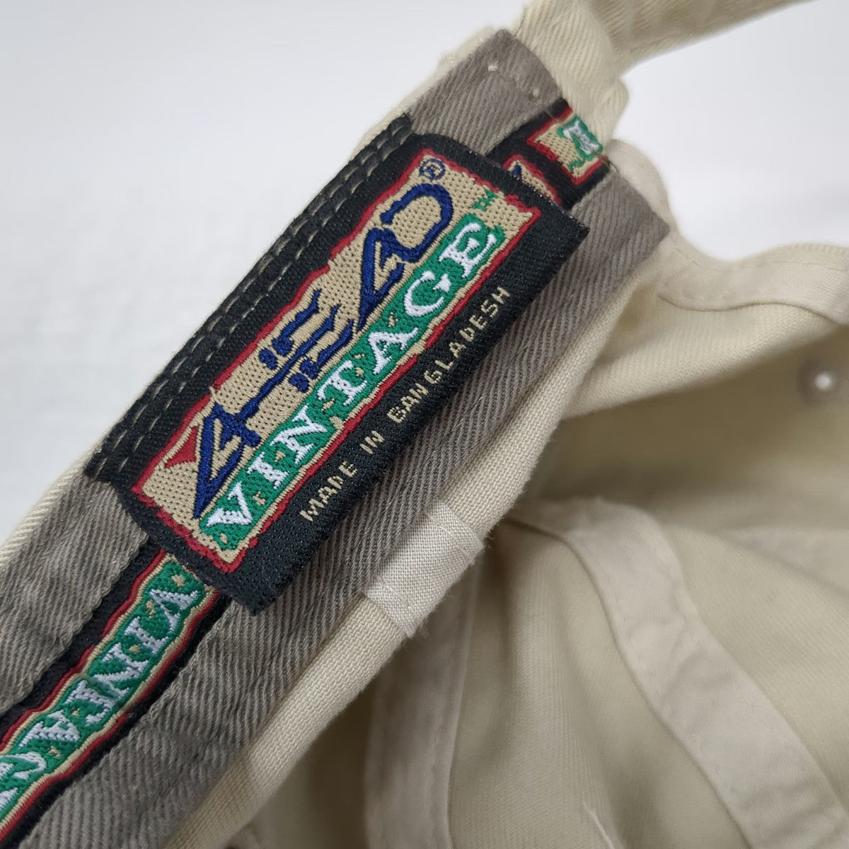 Ahead Baseball Cap Beige One Size Falvey's Motors Norwich CT Patch Slideback Hat