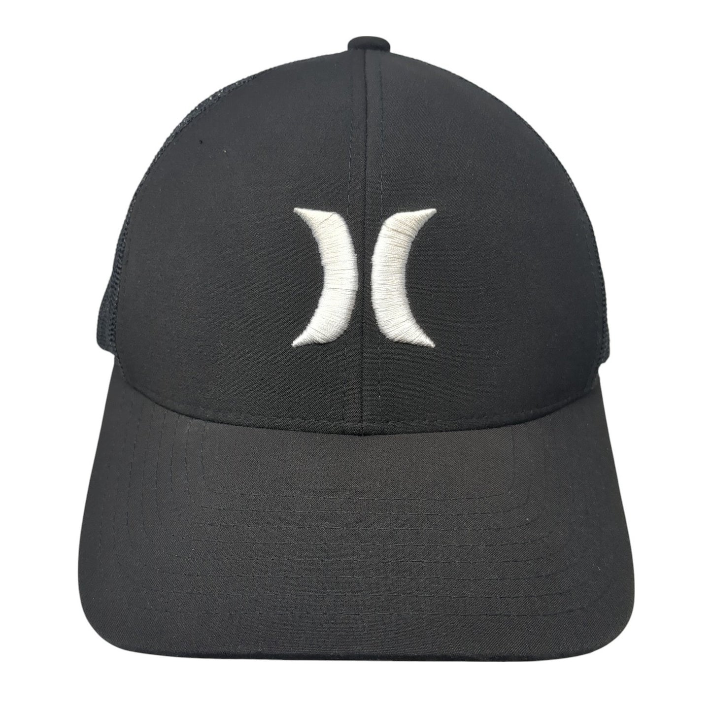 Hurley Snapback Mesh Back Trucker Hat Black One Size The Classics Yupoong
