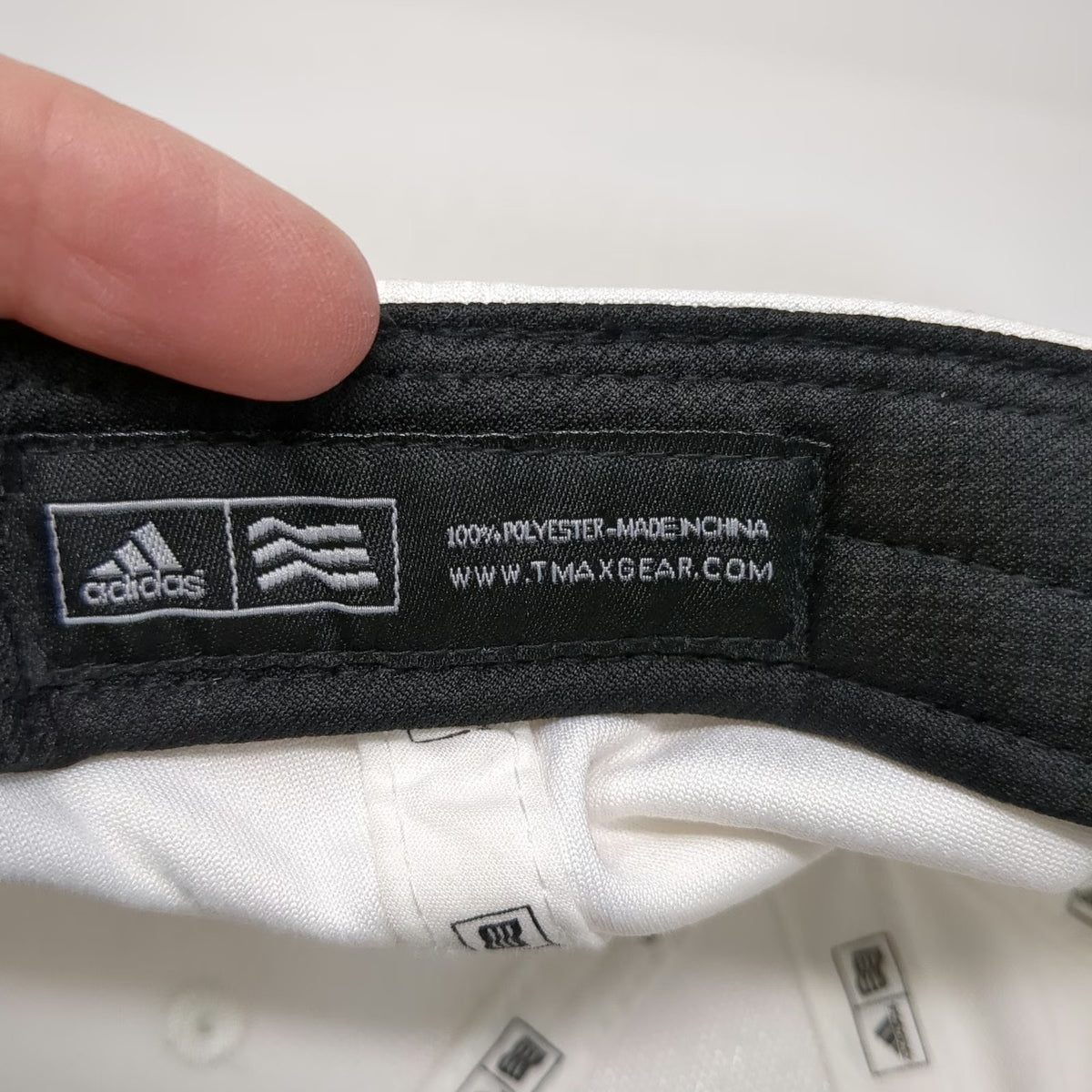 Adidas Baseball Cap White One Size Strapback Hat Climacool Performance Sport
