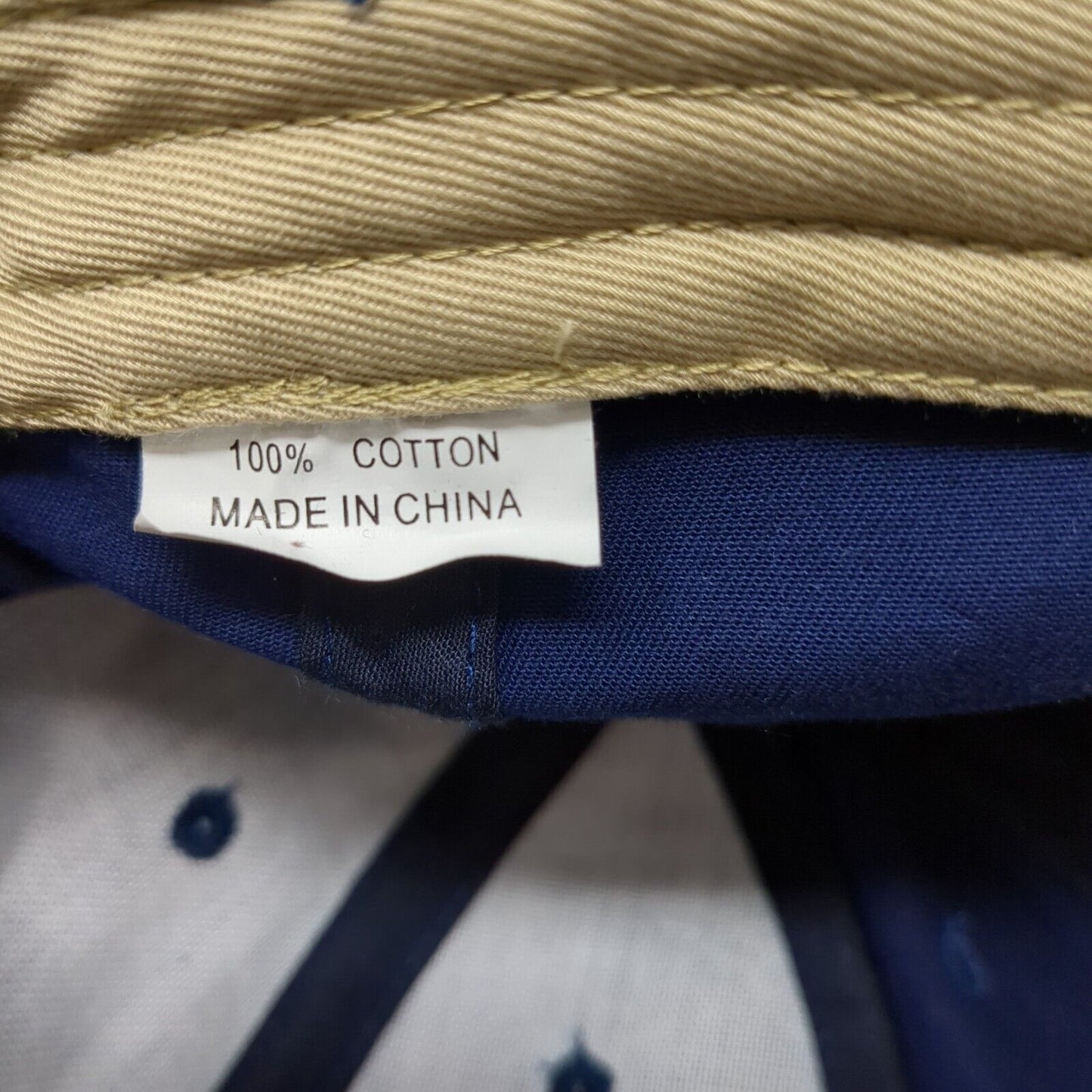 Sportz by Napier Slideback Hat Blue OSFA Adjustable Embroidered 6 Panel Cotton