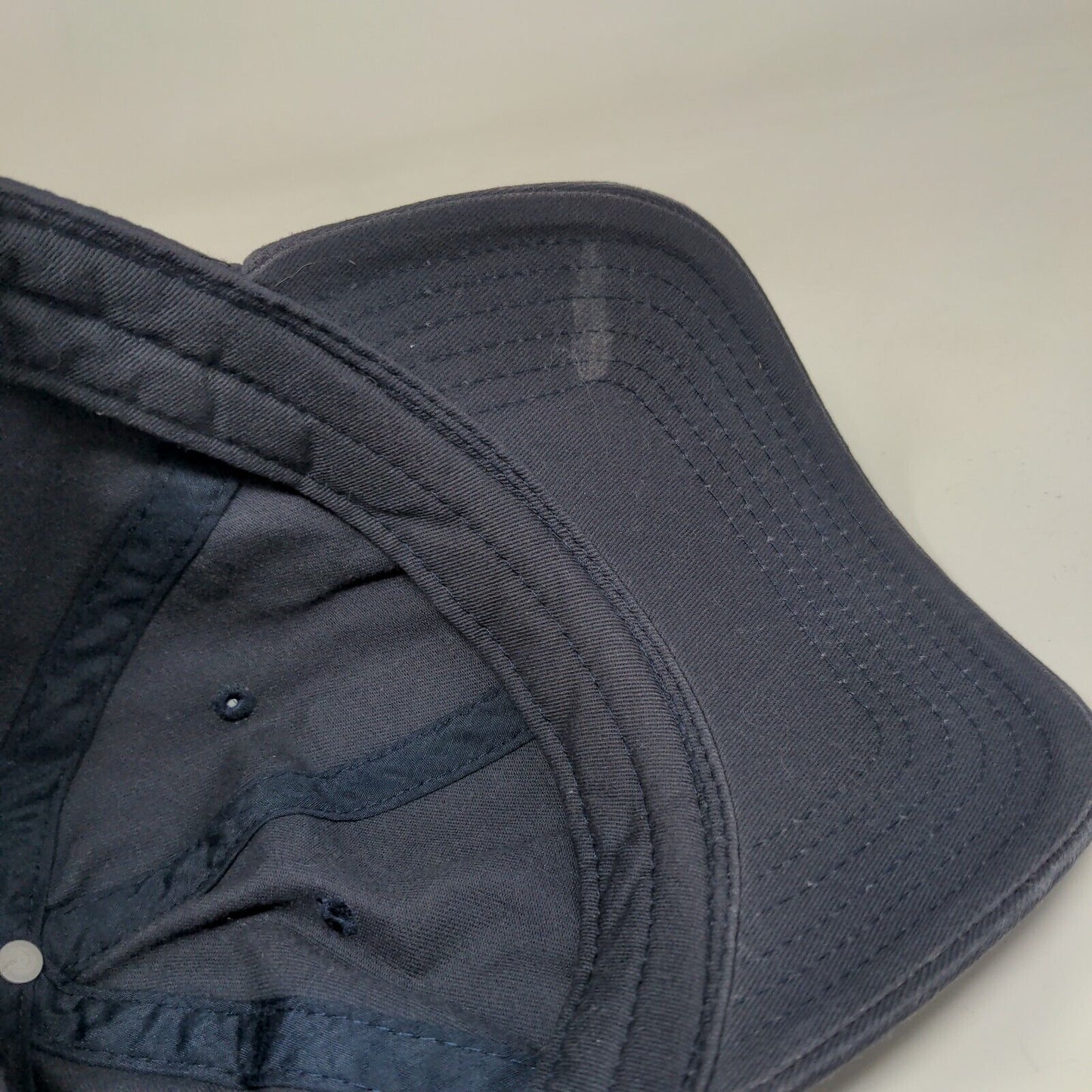 Bacardi Patch Strapback Hat Blue One Size Adjustable 6 Panel Vent Holes