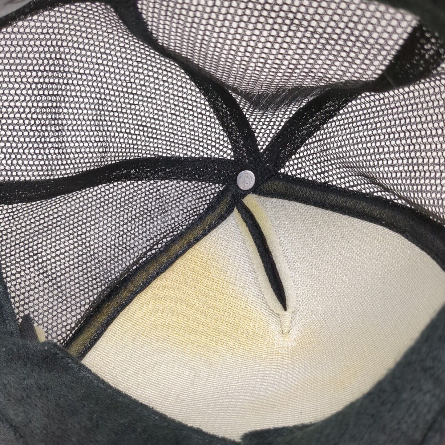 EV Snapback Trucker Hat Black OSFM Adjustable Mesh Back 6 Panel Rope Otto